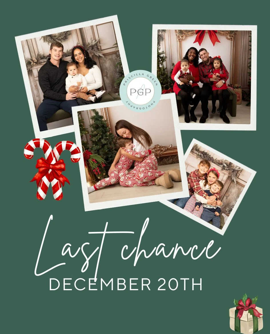Happy Holidays! 🎄✨⁠
As we wrap up the season, we wanted to share a quick note&mdash;our final Holiday Mini session date is December 20th, and once those spots are filled, that chapter of the season officially closes. If you&rsquo;ve been meaning to 