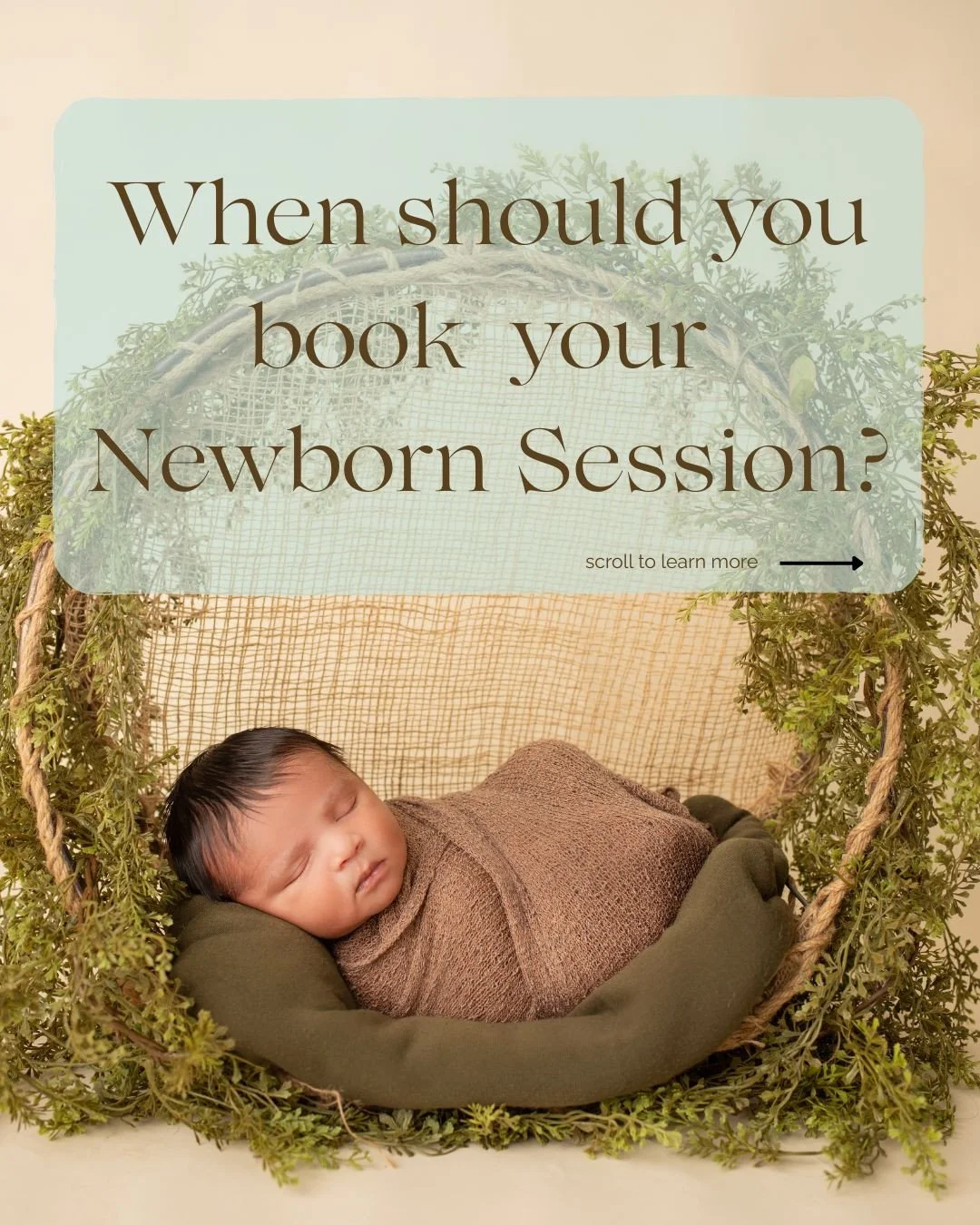 Openings available this week!

One of our most asked questions as a custom boutique photography studio specializing in maternity &amp; newborn portraits is &ldquo;When should you book your newborn session?" ⁠

The best time is during your second