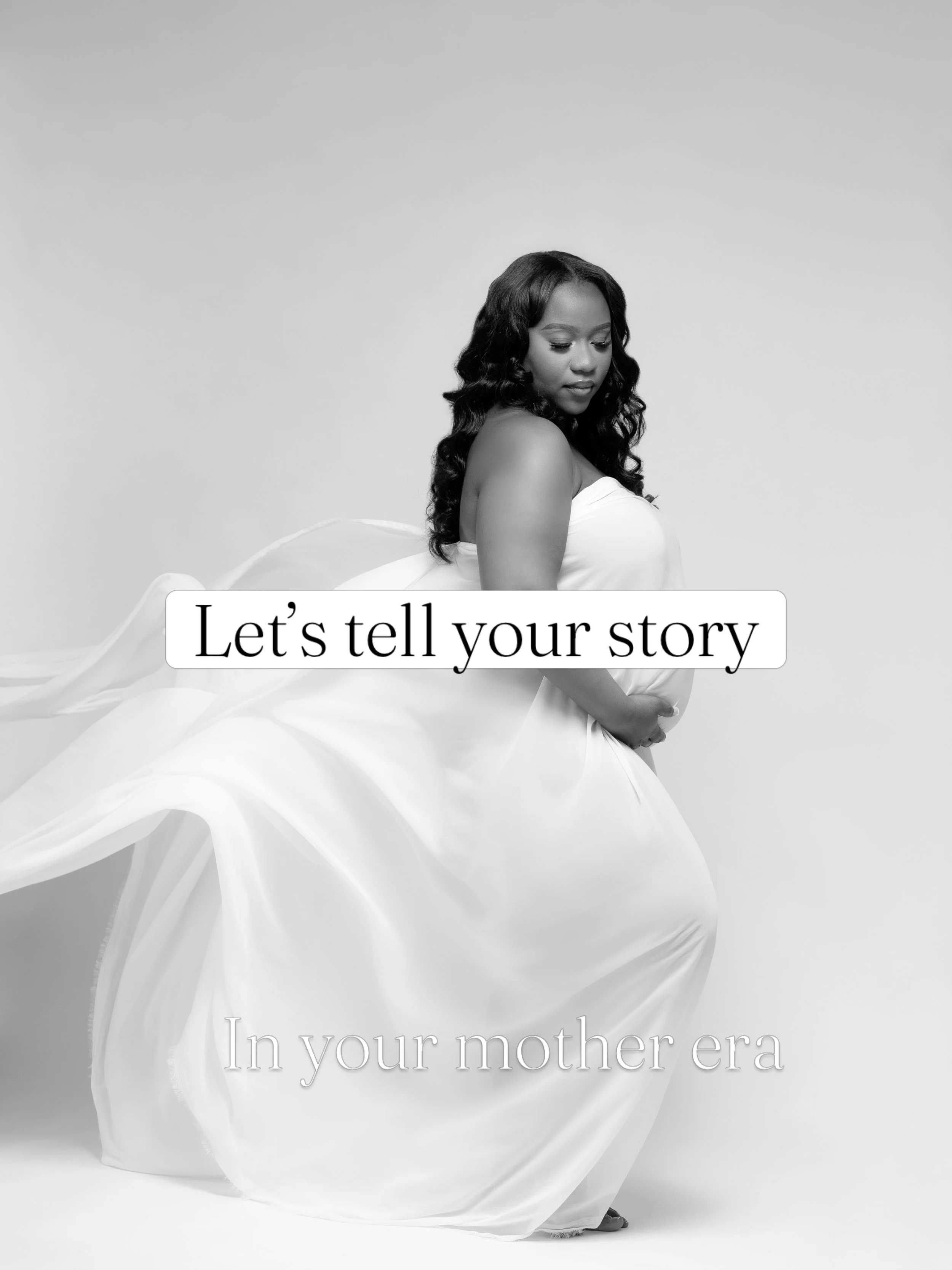 Let&rsquo;s tell your story.
professional boutique photography studio.
We guide you, we&rsquo;re here for you and your vision.

Maternity gowns and fabrics provided. View our collection online.

Now booking October, November &amp; December 

#materni