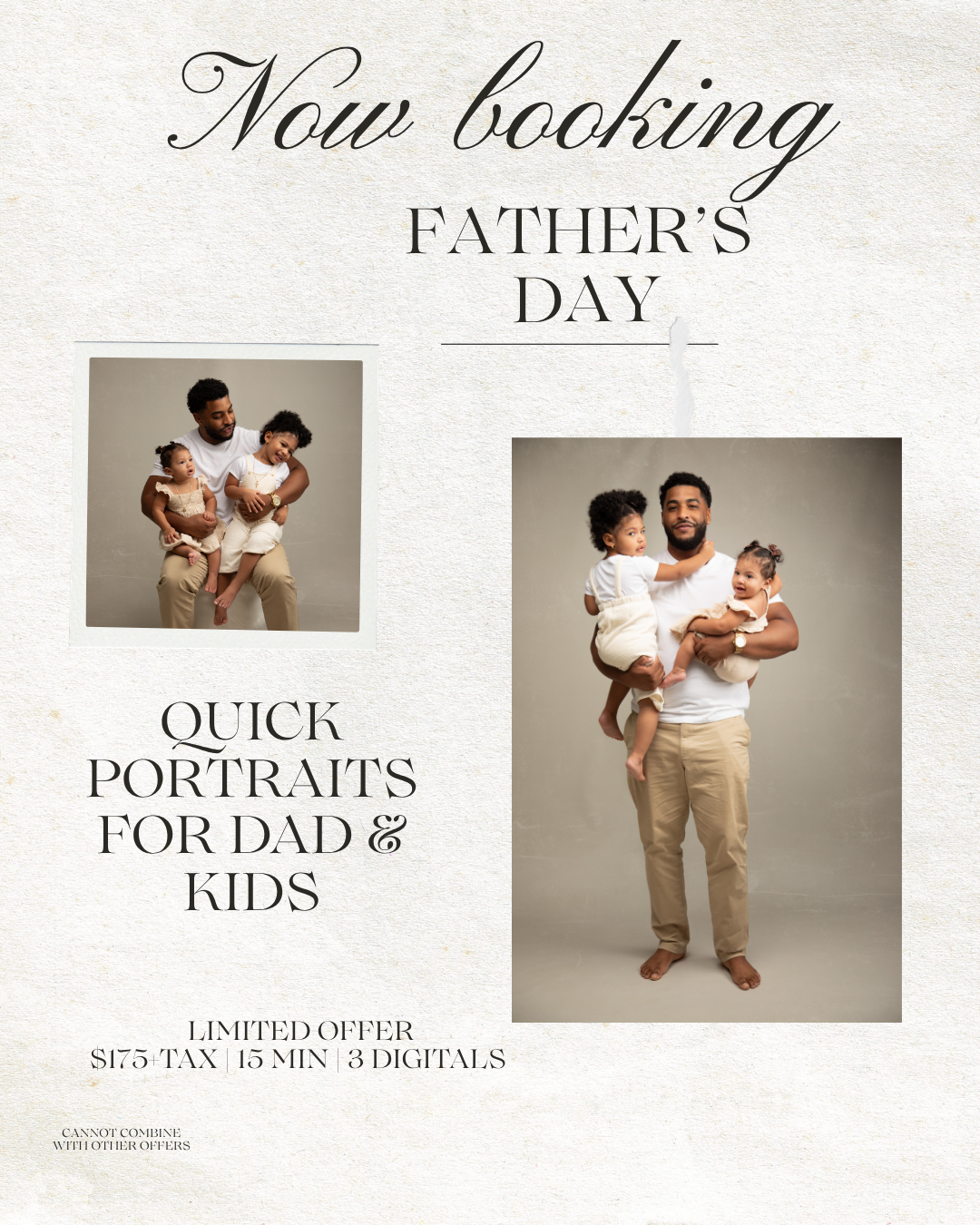 Father's Day limited offer
