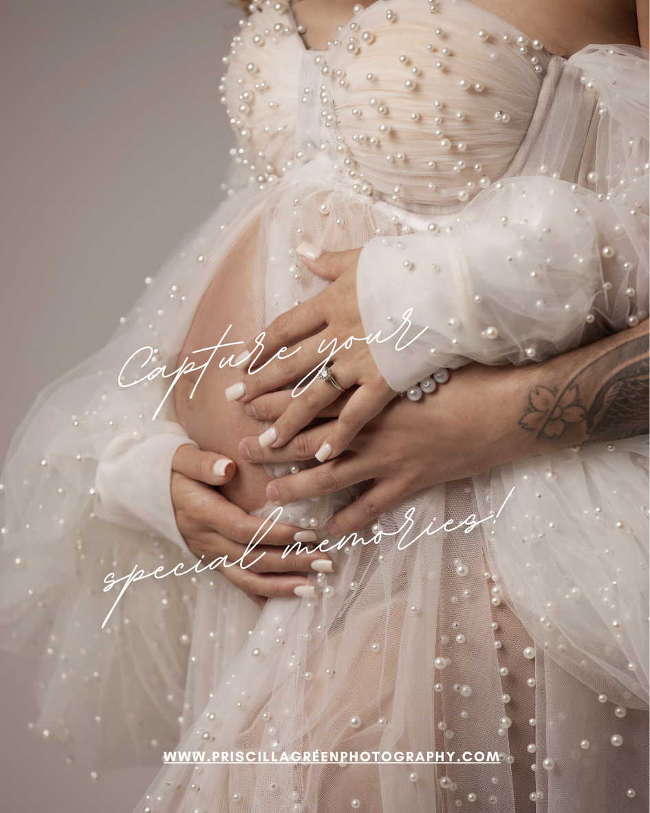 maternity photography in studio provided by studio maternity dress pregnancy photoshoot