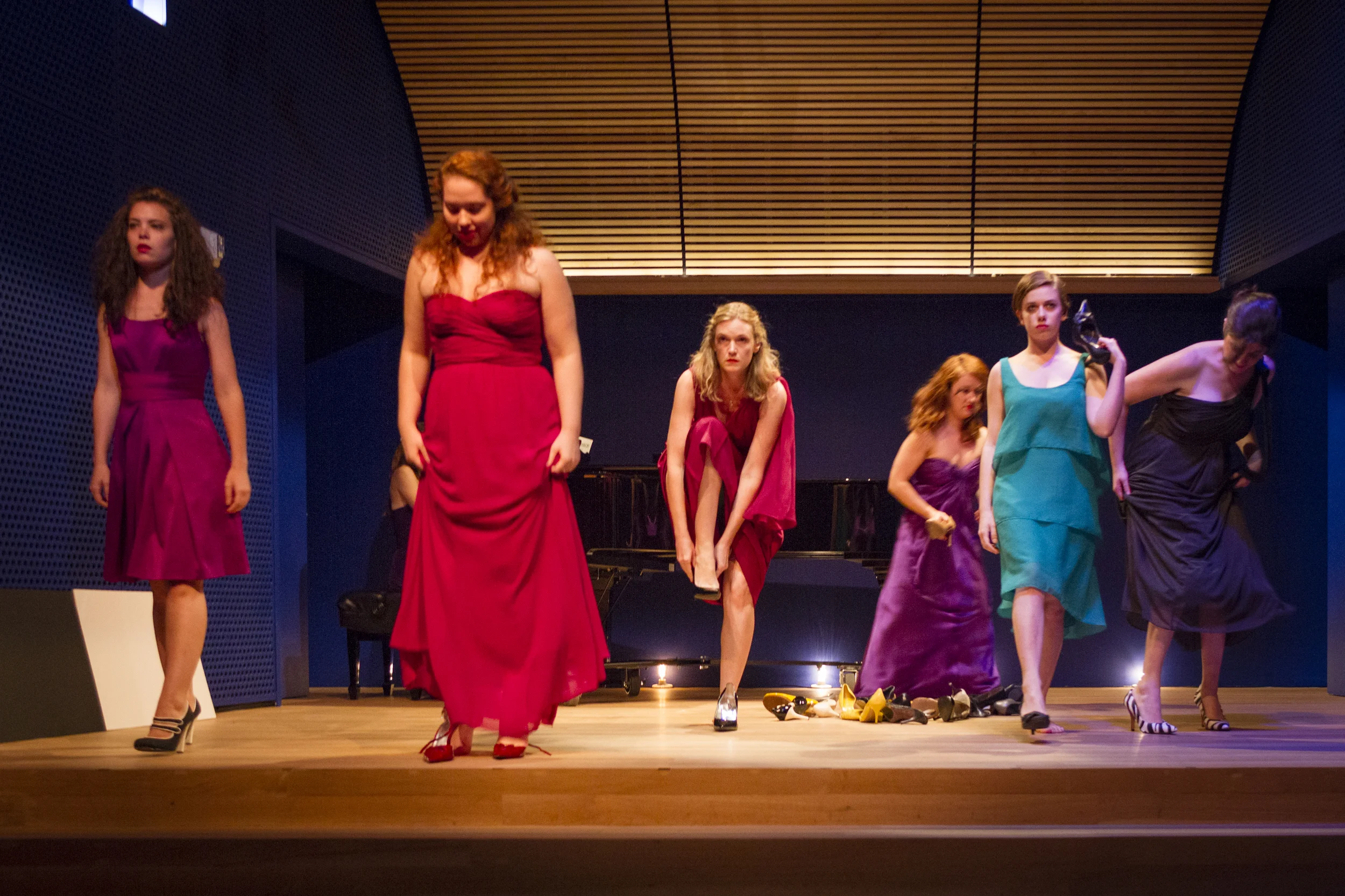 From left: Sara Misch, Kathleen Grace Fiori, Julie Finefrock, Julie Farina, Anna Stefanic & Lyndsay Werking. Photo by Shehab Hossain