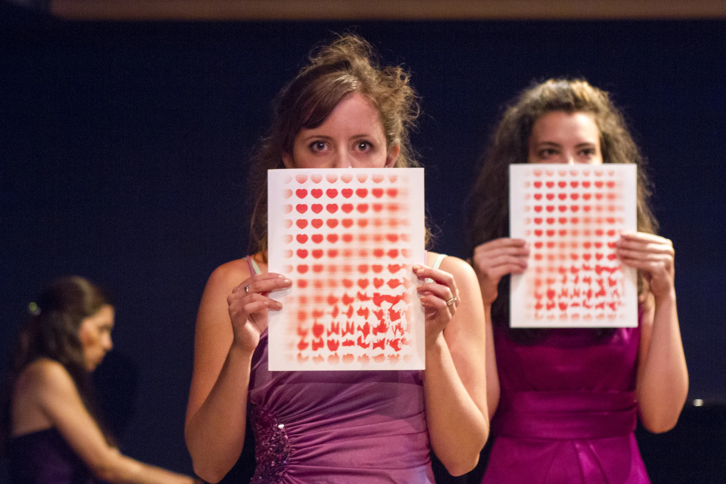 From left: Amanda Hall, Jessi St George & Sarah Misch. Photo by Shehab Hossain
