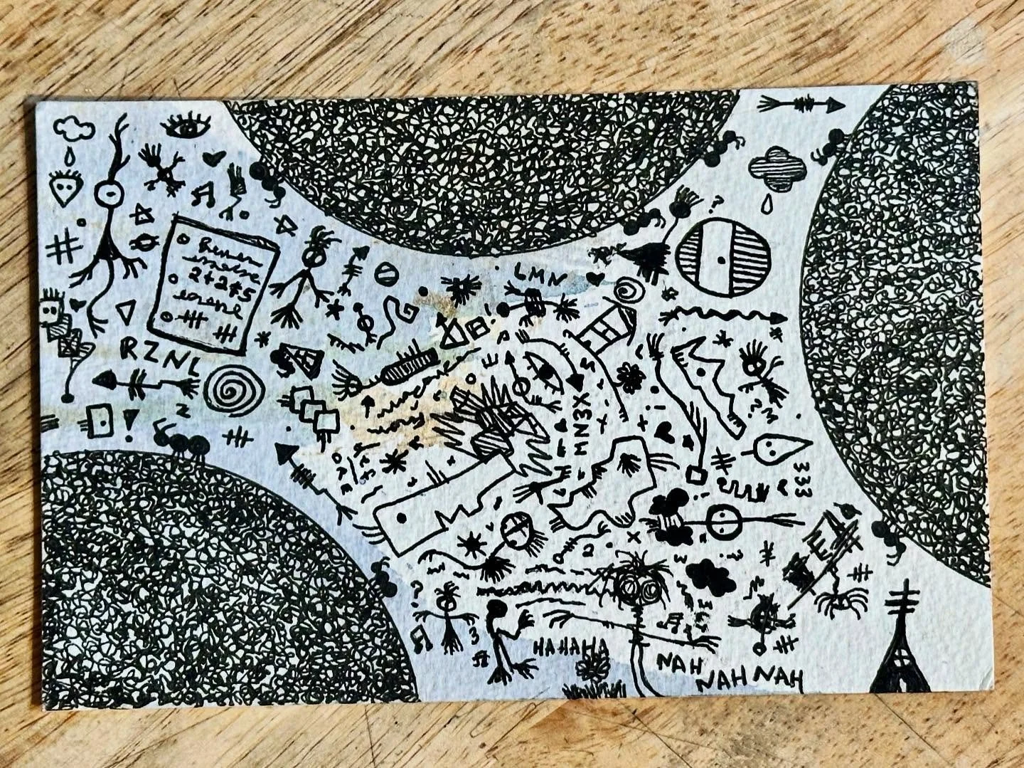 MIND FULL // abcorduroy.com 
#art #drawing #comics #zzzwalking #abcorduroy #artforsale #magic #uniball #symbols #sigils #watercolor #butterflypeaflower #tomato