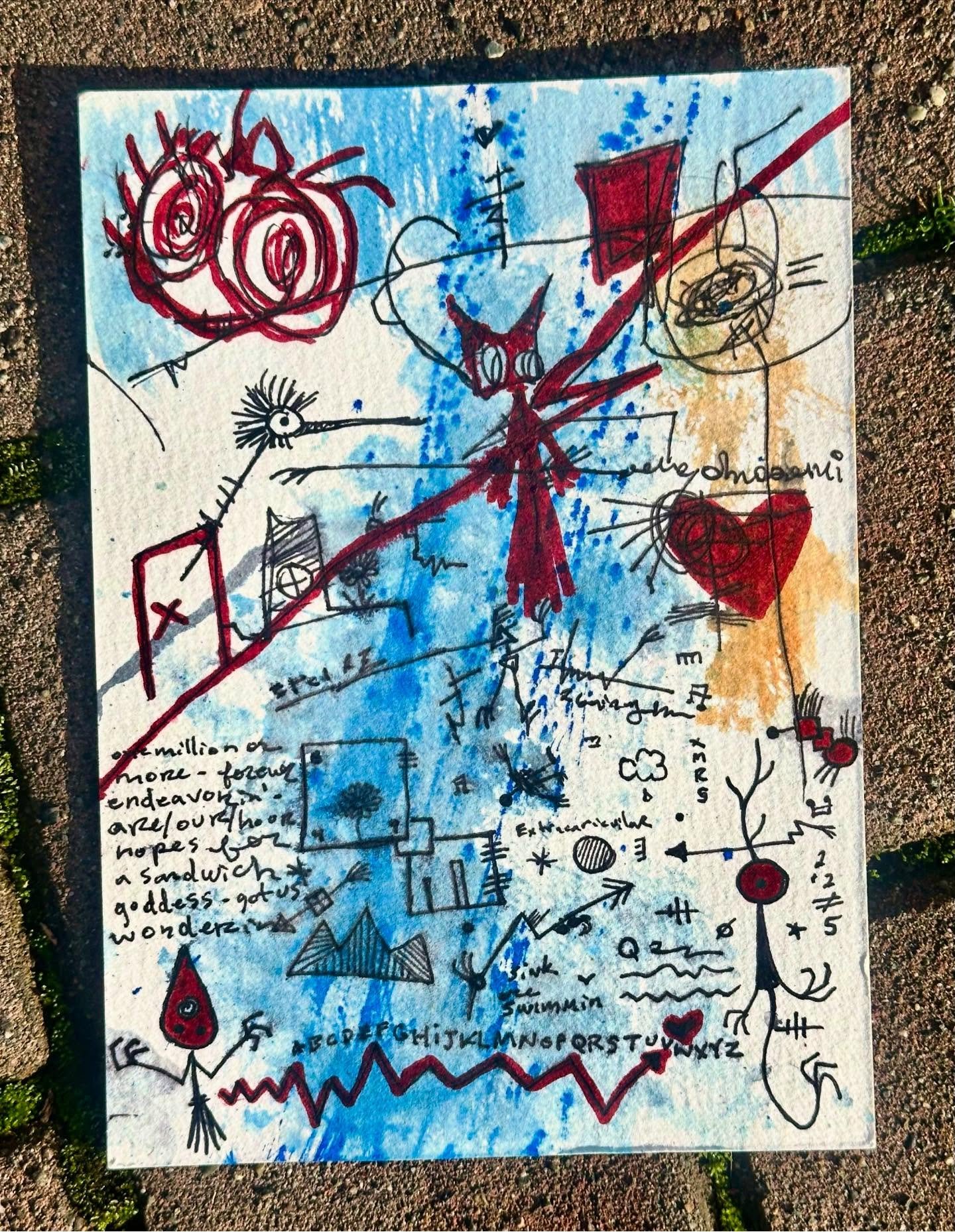 Our Hopes For A Sandwich Goddess Got Us Wonderin&rsquo; // $20 OBO // abcorduroy.com // #art #magic #dailycomic