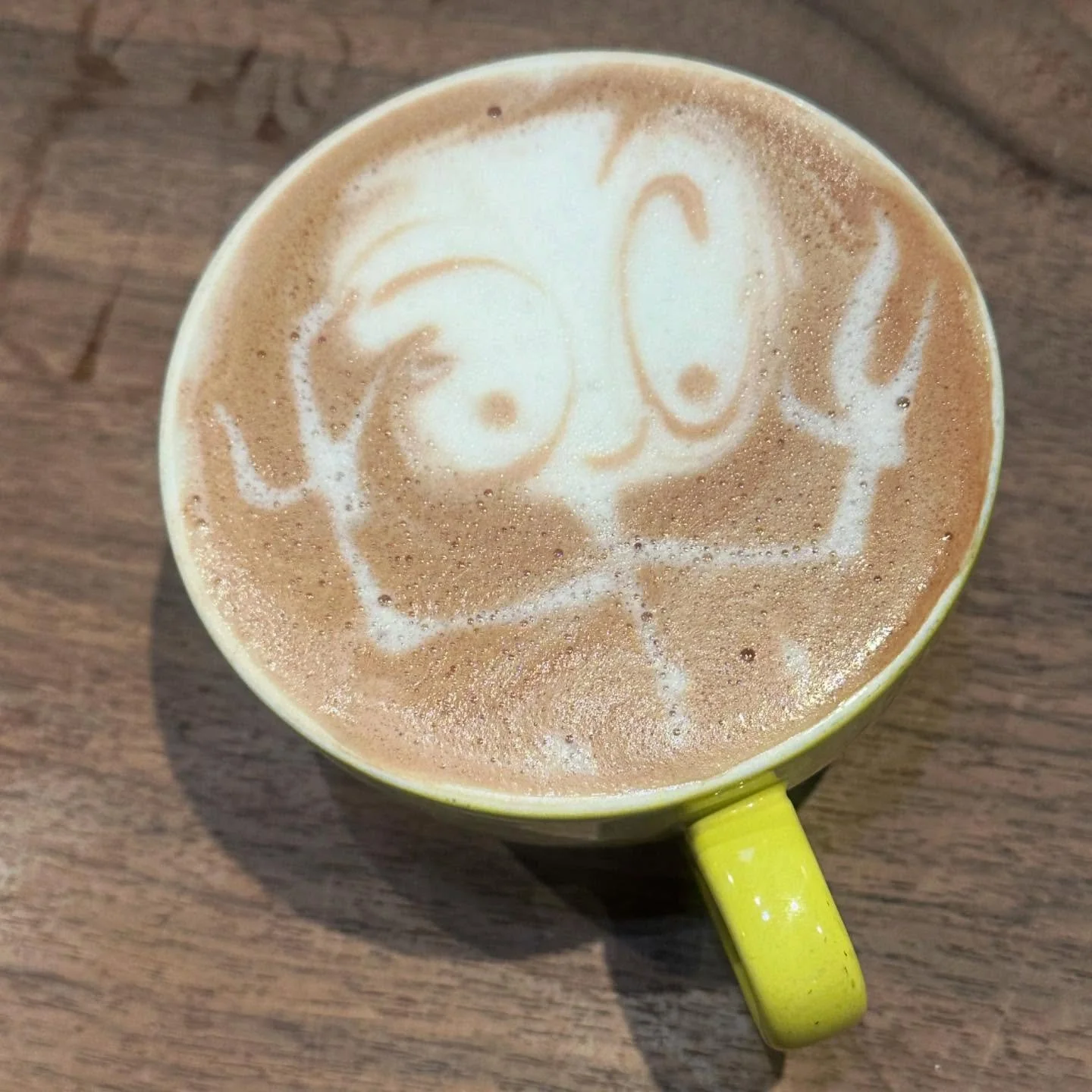 Happy To Be Here // abcorduroy.com // #coffee #latteart #zzzwalking