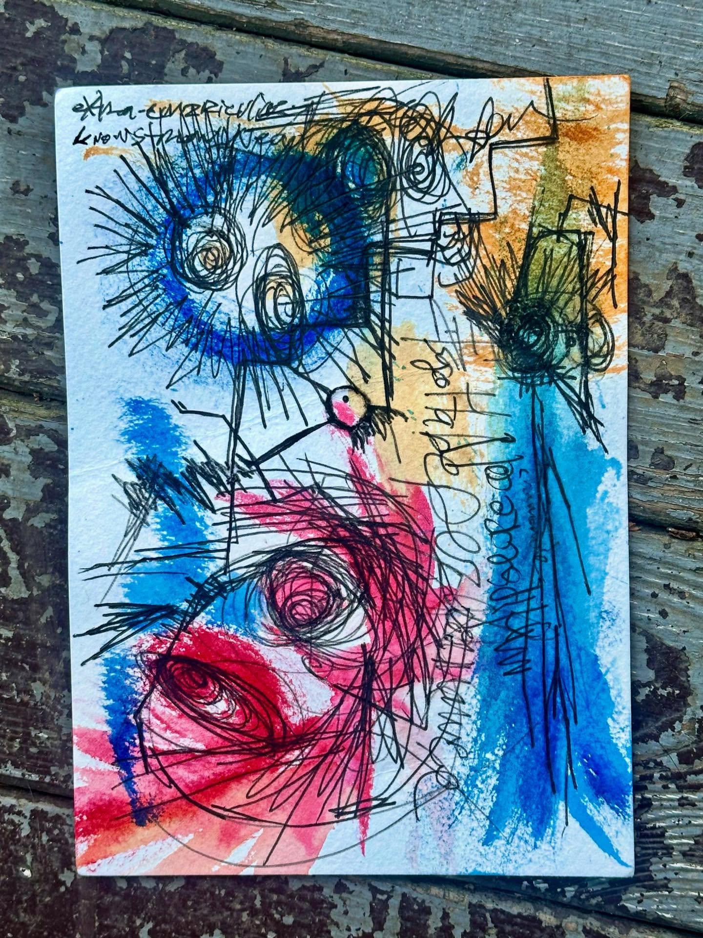 Dancing With Friends Is Good For The Head // $20 OBO // abcorduroy.com // #art #magic #dailycomic