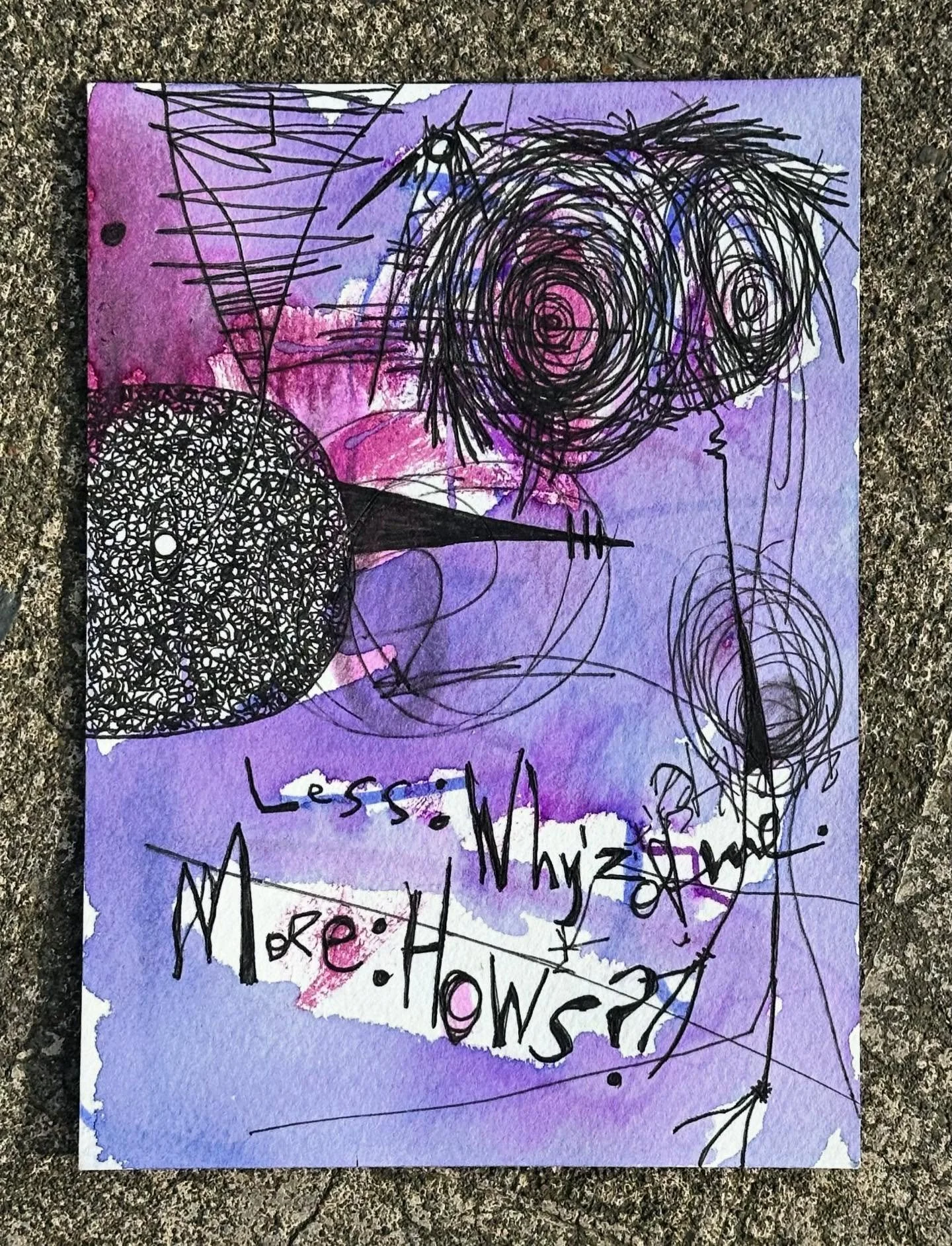 Less: Why&rsquo;z Of Me. More: How&rsquo;s? // $20
OBO // #art #magic #comic #zzzwalking #abcorduroy