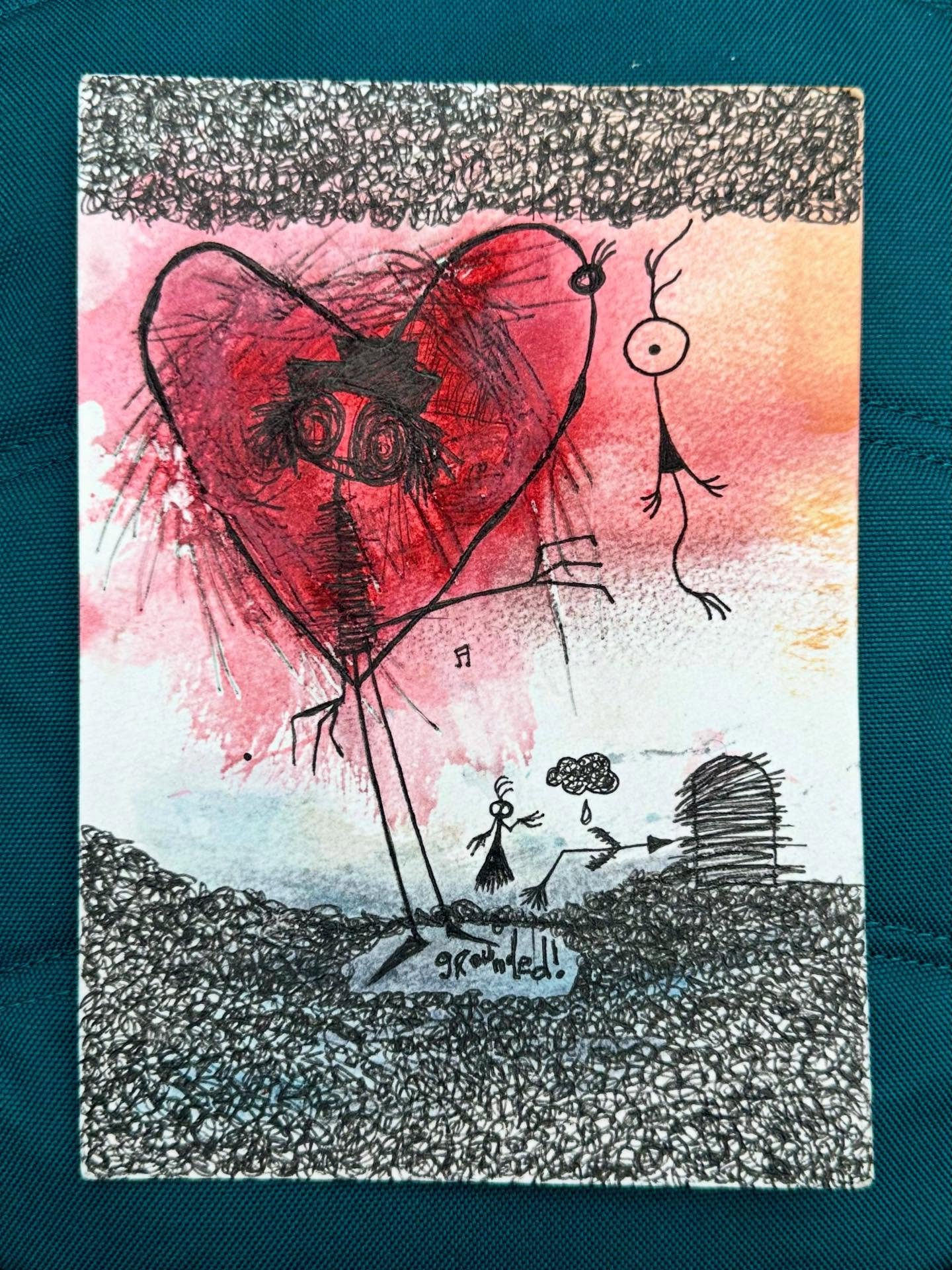 Grounded! // $20 OBO // #art #magic #dailycomic #watercolor #zzzwalking