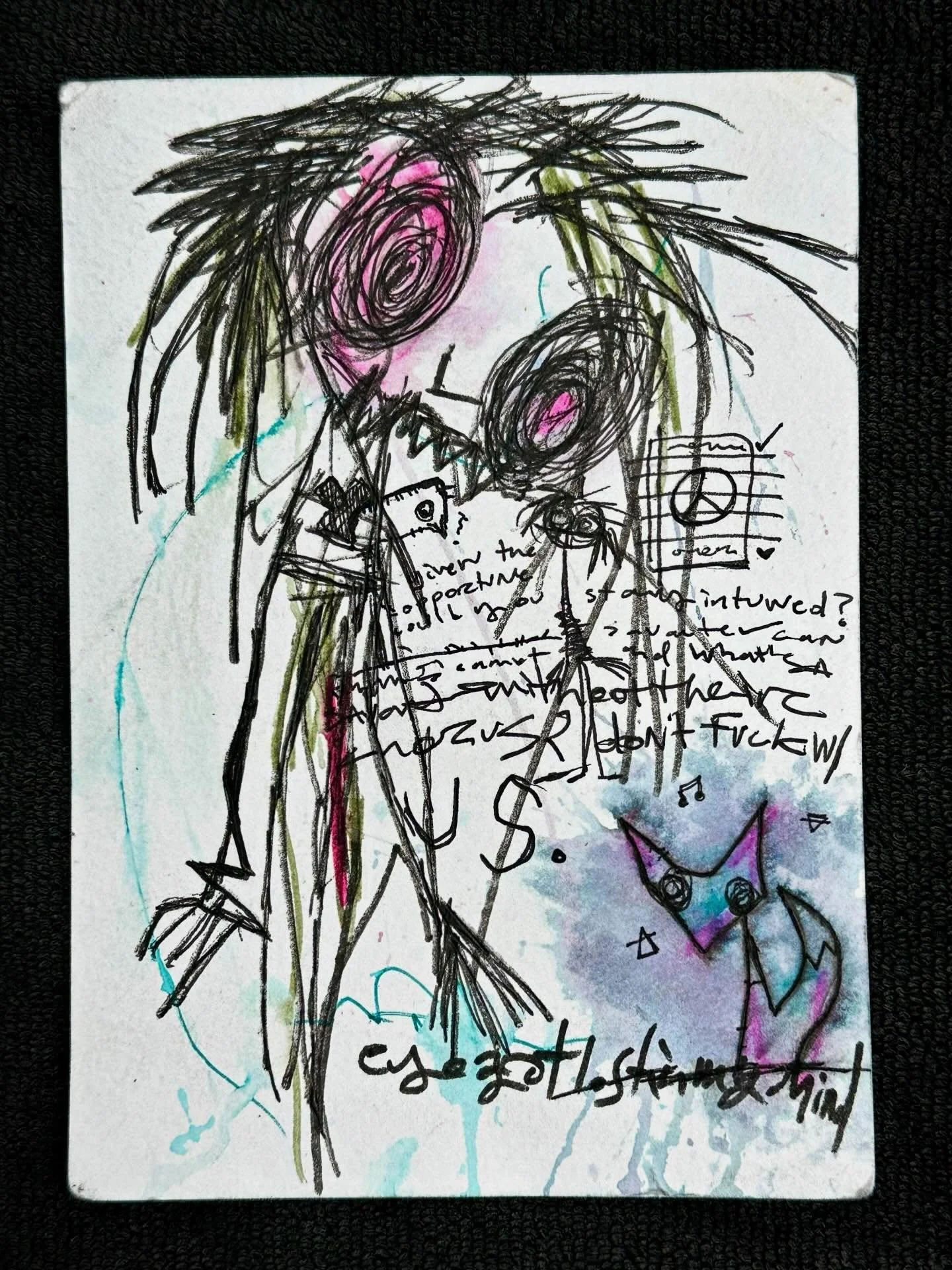 Eye Got Lost In My Mind // $20 // #art #magic #comic #watercolor #fox