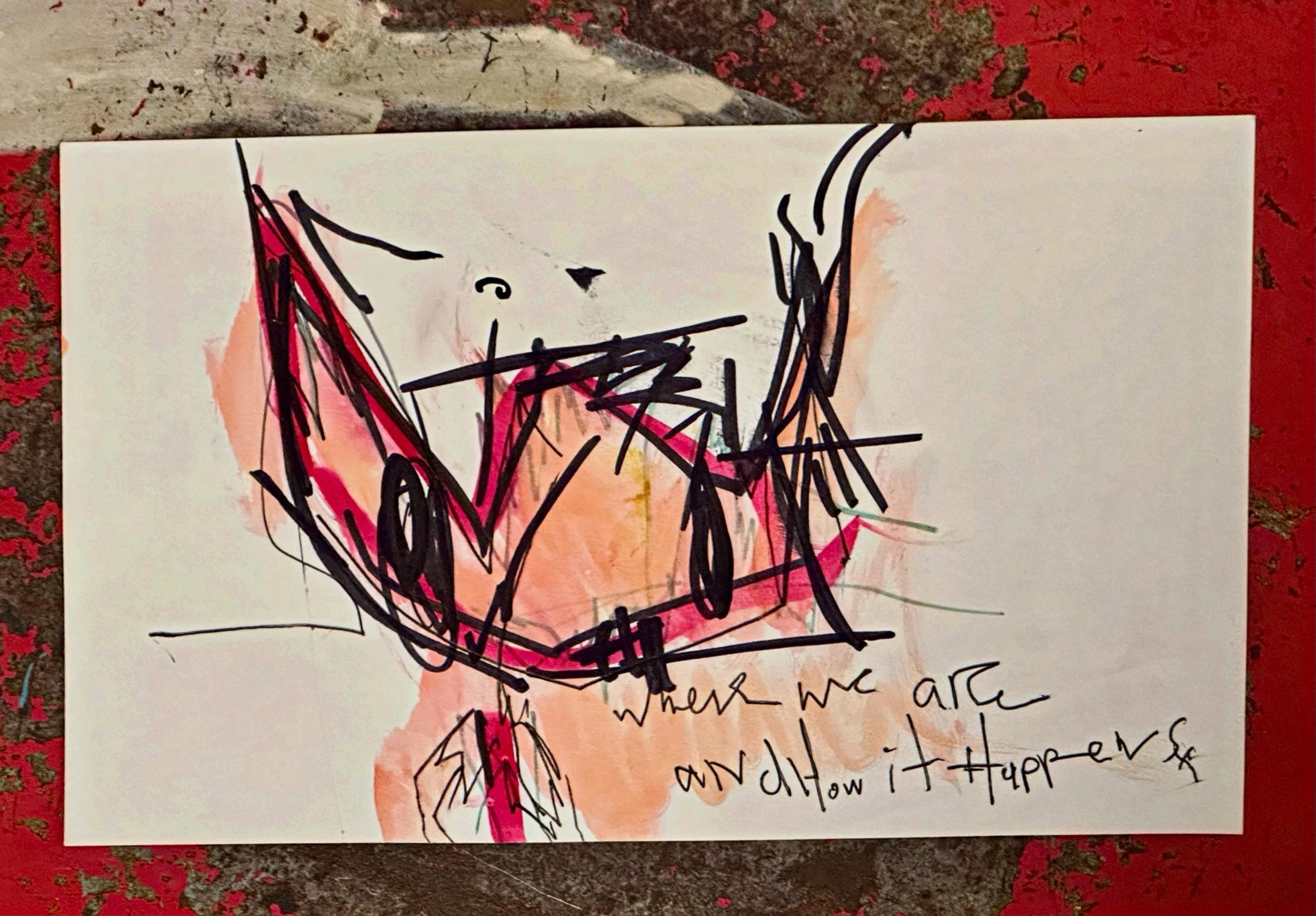 Where We Are And How It Happens // $10 // abcorduroy.com // #art #magic #zzzwalking #watercolor #fox