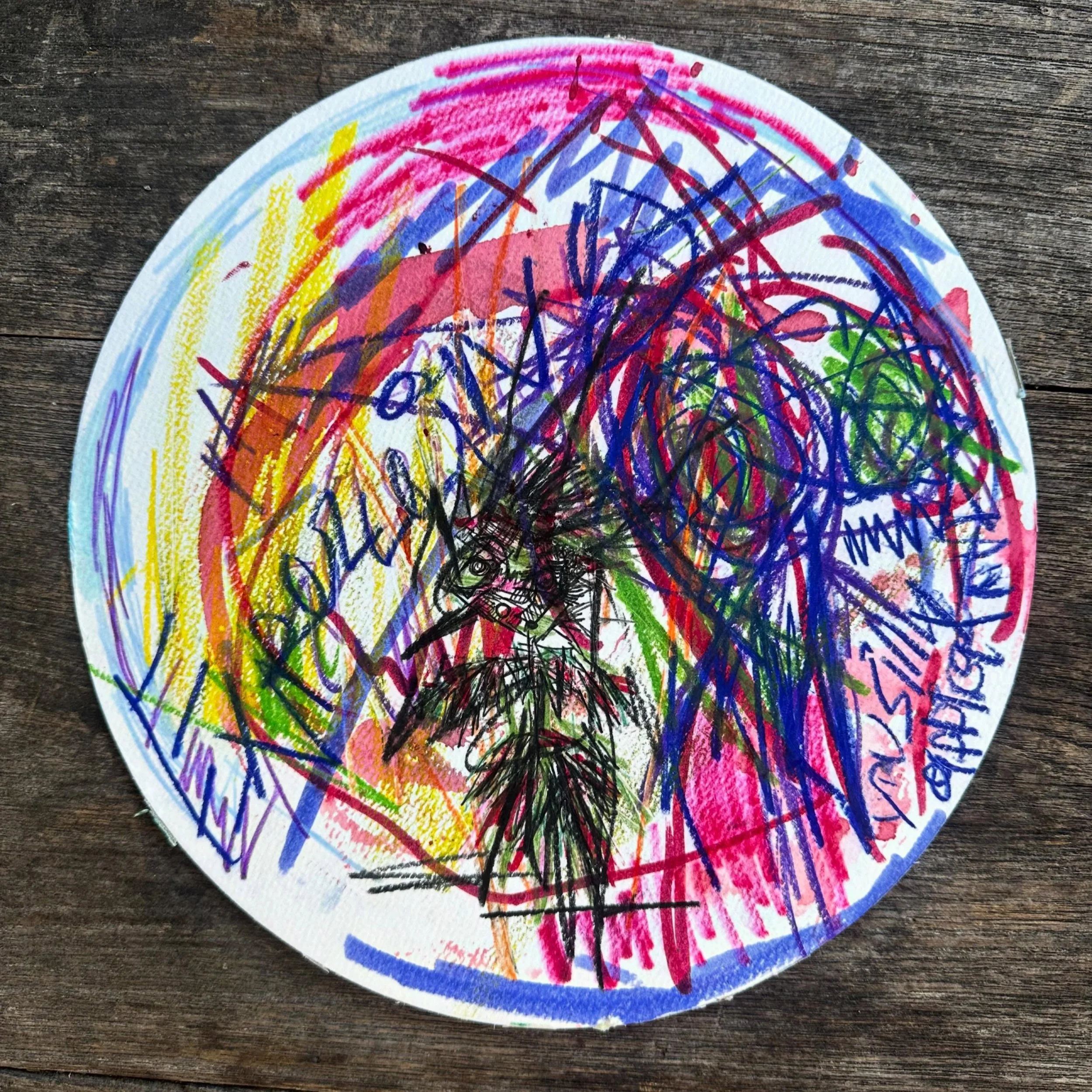 Experiencing // $20 // #art #magic #mixedmedia #circle #zzzwalking
