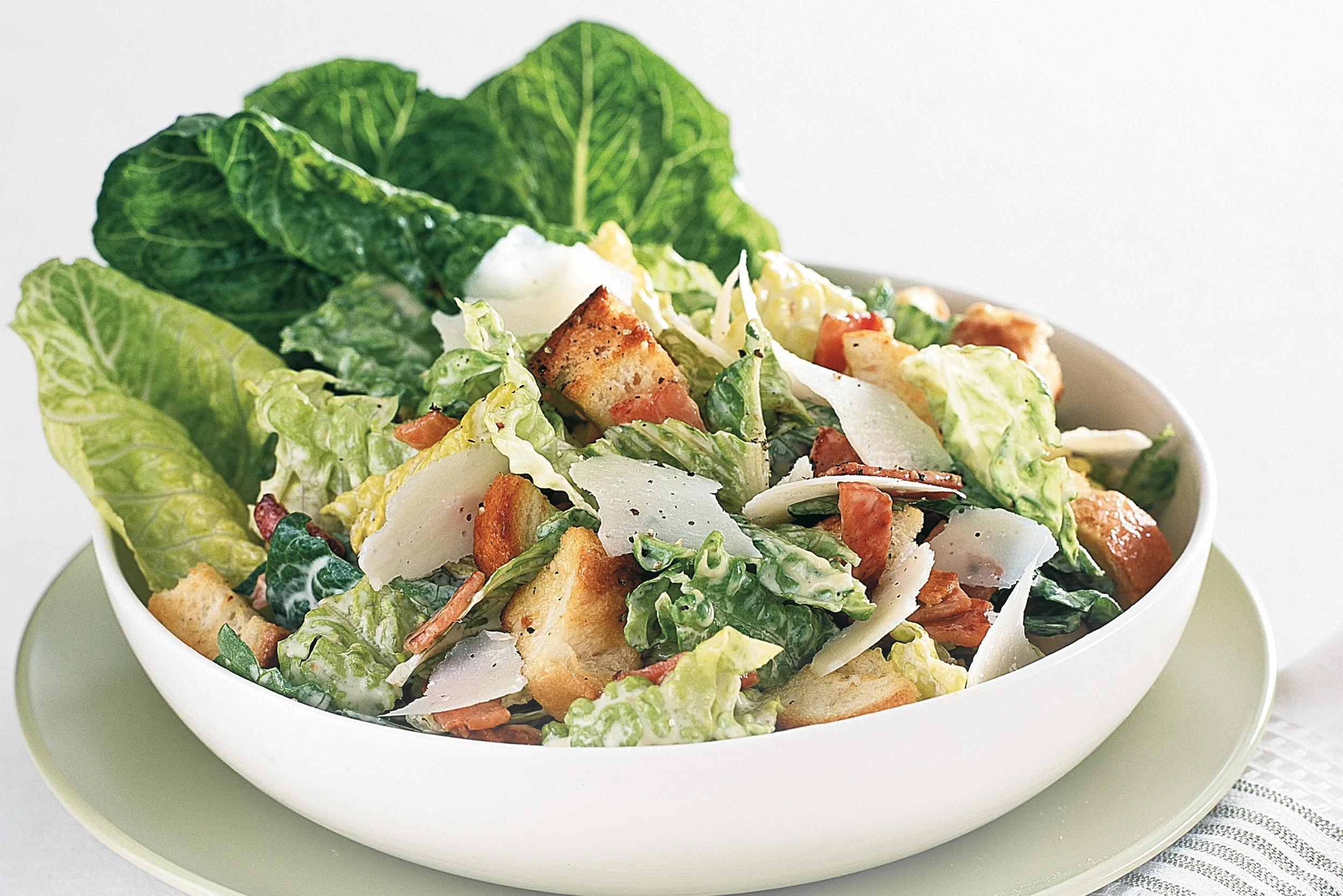 CAESAR SALAD BT'S Caesar Dressing, Croutons & Parmesan Cheese.