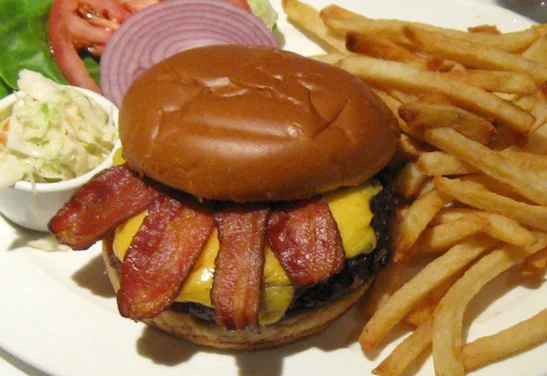 CHEESE BURGER DELUXE A BT'S Classic...12oz Chargrilled Patty.
