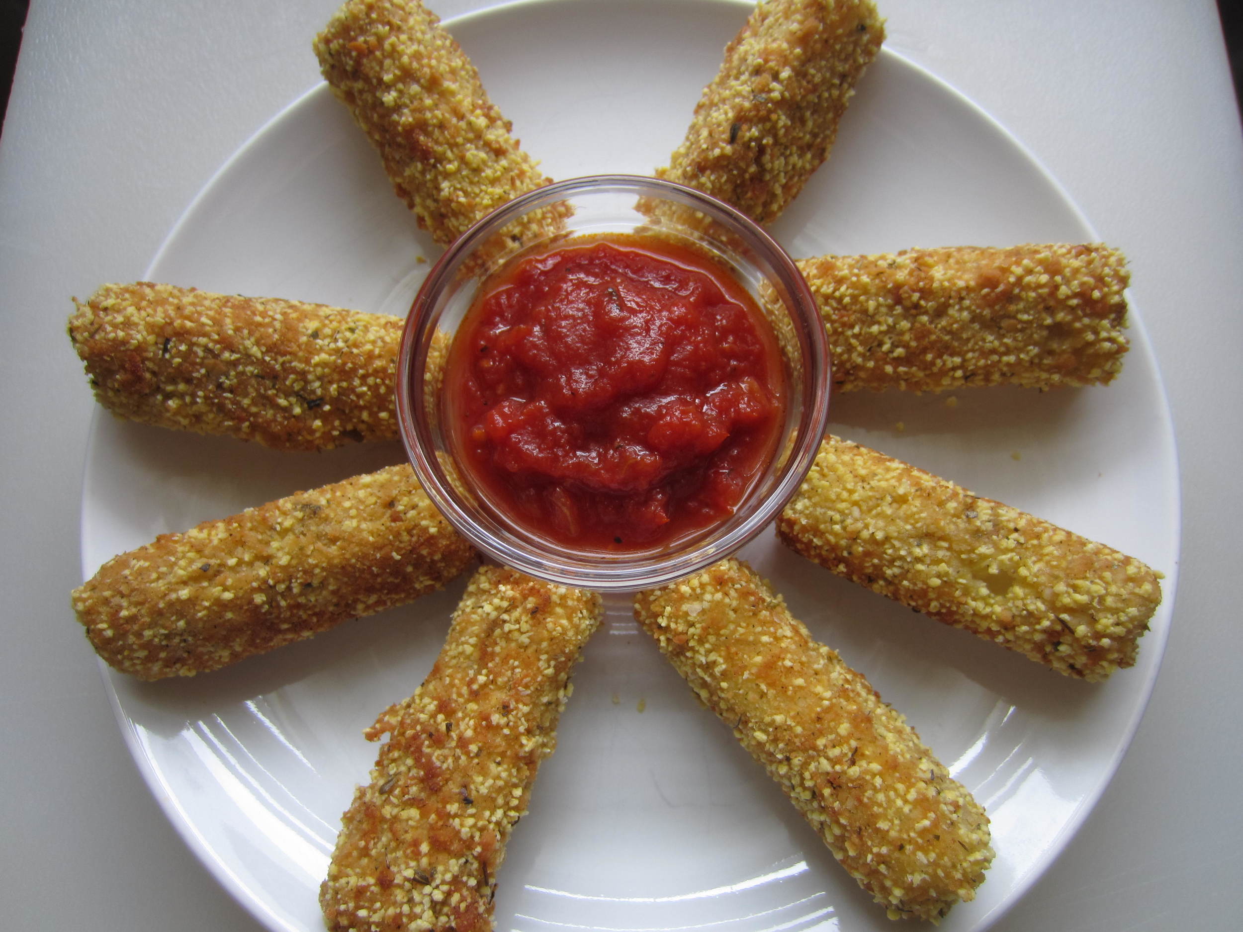 MOZZARELLA STICKS Served with Marinara Sauce.