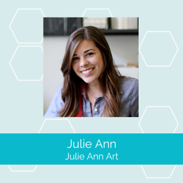 Julie Ann is the owner and designer behind Julie Ann Art , a Los-Angeles-based stationery and gift line. What started as a creative hobby is now a nationally recognized brand sold in various brick-and-mortar stores across the US like Urban Outfitters.