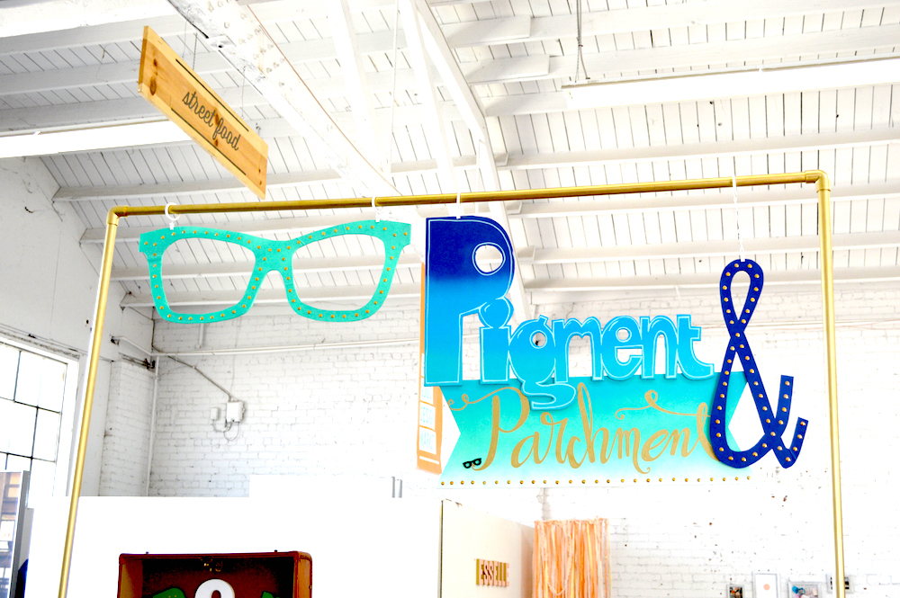 The Pigment & Parchment booth at the Good Design Market in Sacramento.
