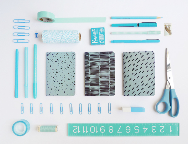 Part of the promotion for the Scout Books + Cotton & Flax collaboration
