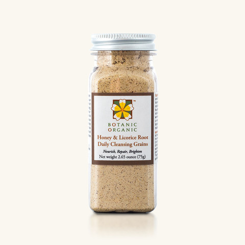 When your product is meant to stay in its original container, like these cleansing grains from #ahasmember Botanic Organic , it can be a lot easier to have packaging that reminds the customer who made the product. She's also had the labels professionally printed so the inks aren't coming off when people grab it with their wet or oily hands.