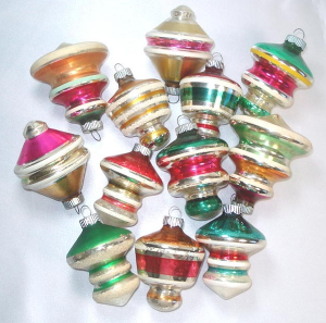 Shiny Brite UFOs or Atomic Age