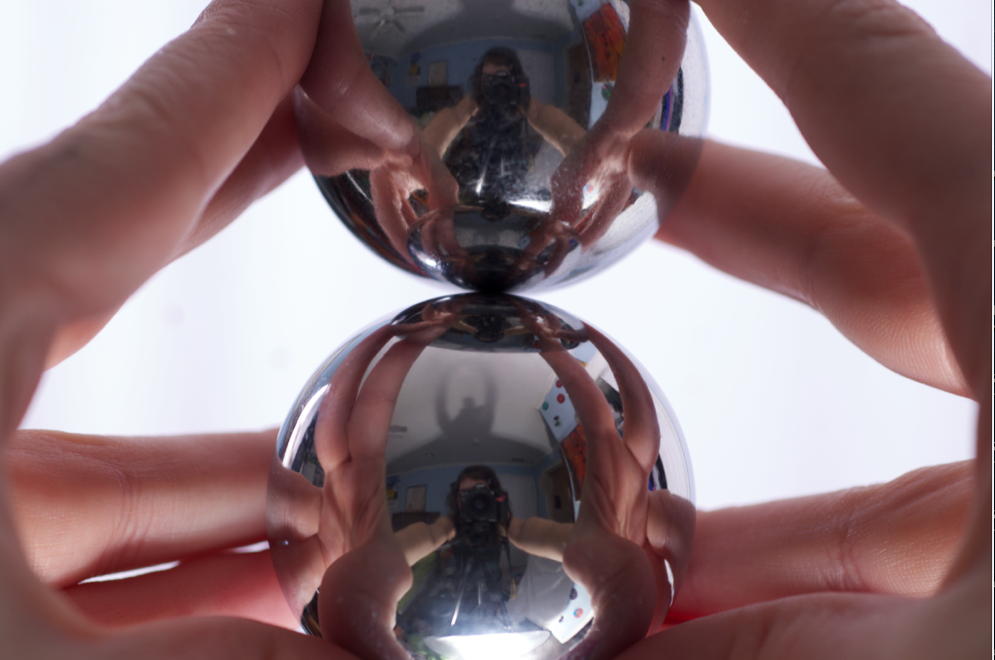 Self Portrait, m.c. escher style.
