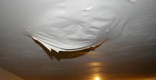 Drywall ceiling water bubble. www.thedrywallmedic.com