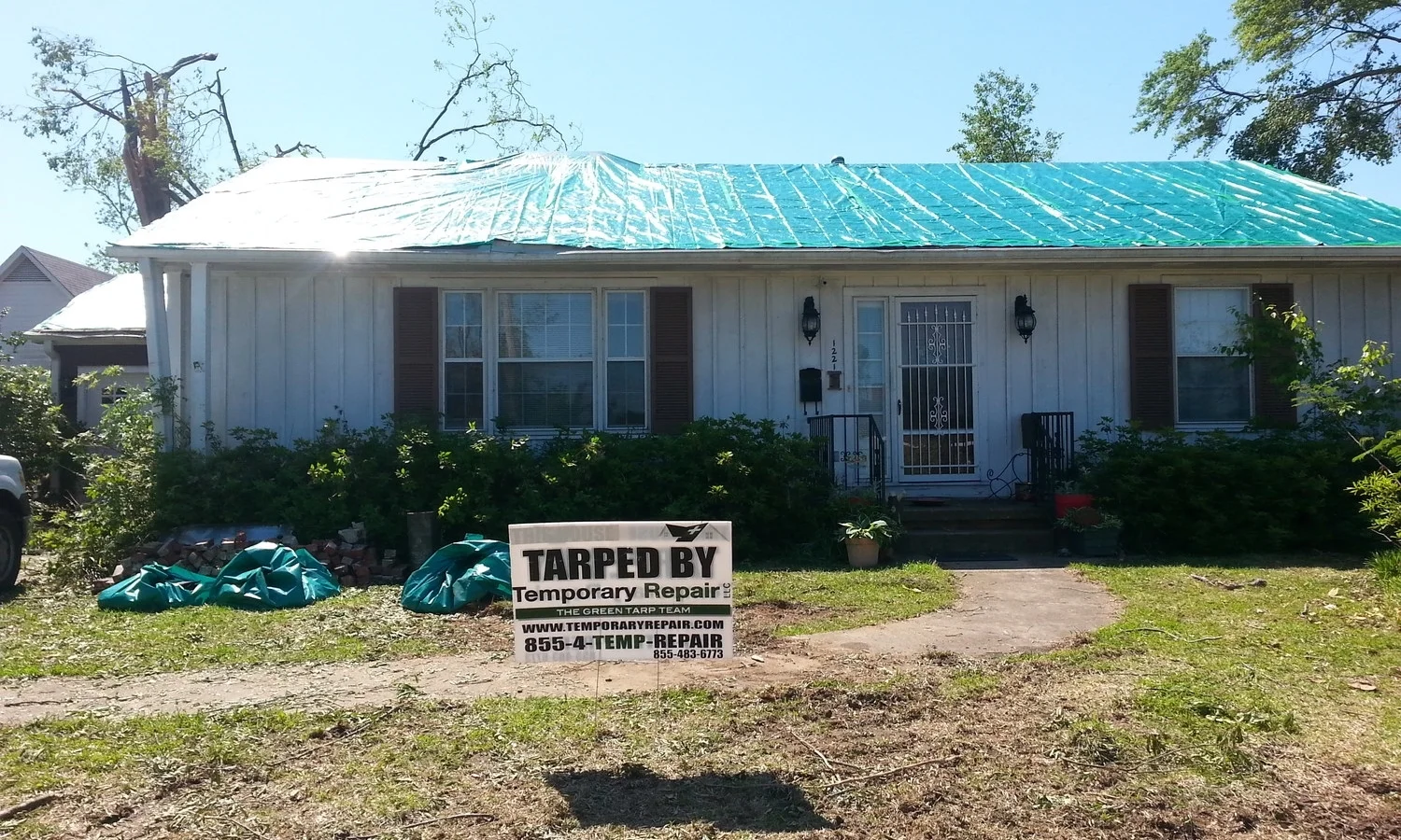 Entire roof projects