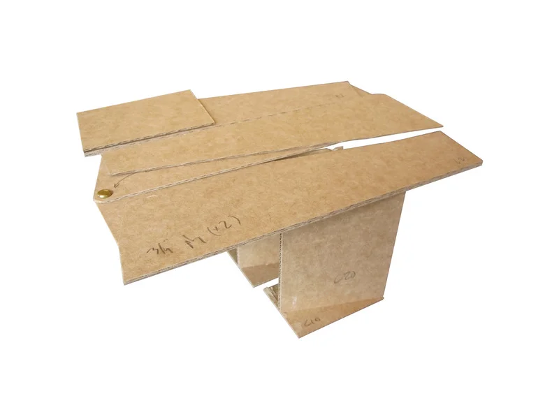 Scale model of the "Concord Table" created by Alan Maskin of Olson Kundig Architects . The table is now in the art collection of Robert Wilson at the Watermill Center in Southampton, NY.