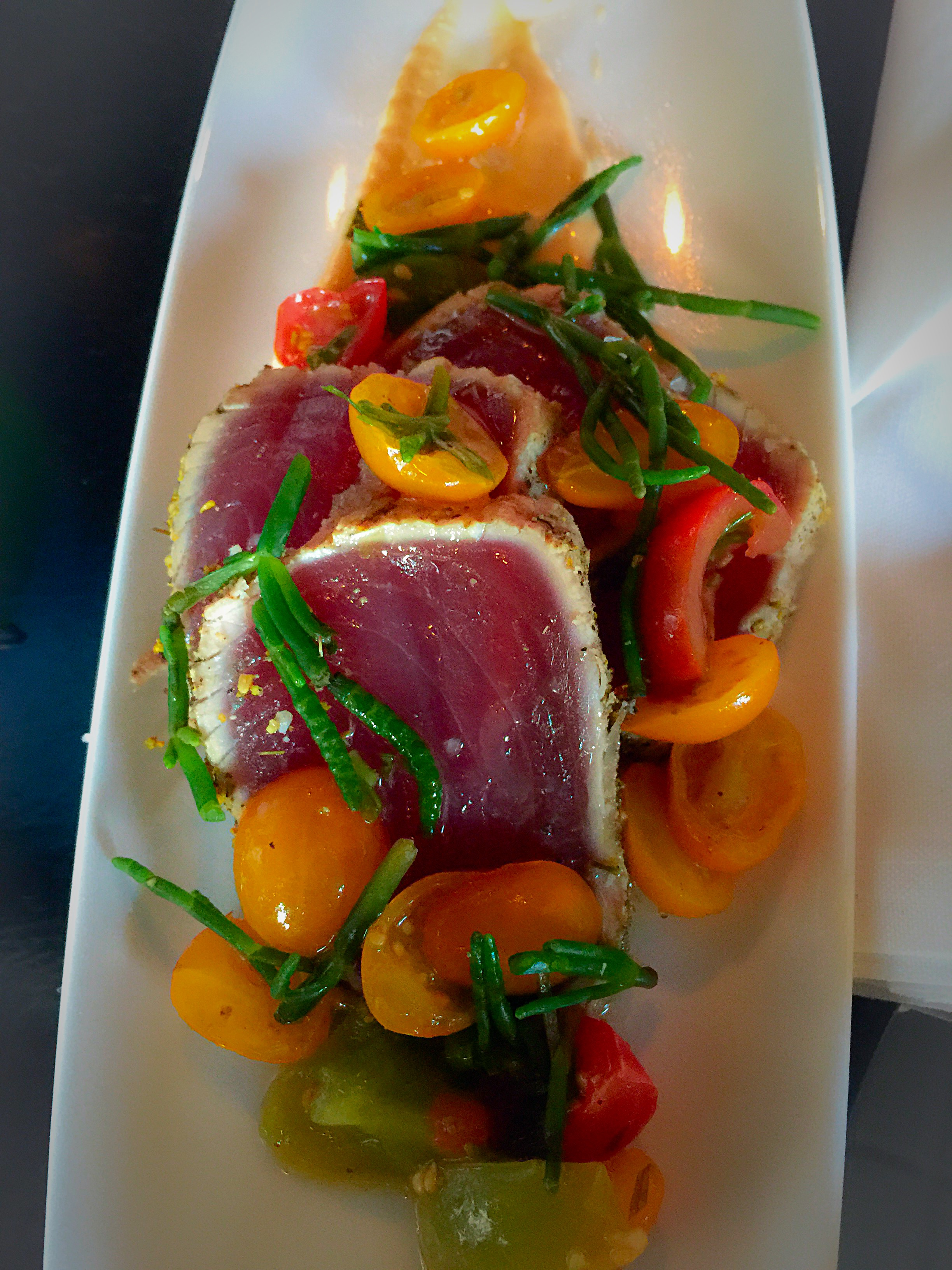 tuna carpaccio