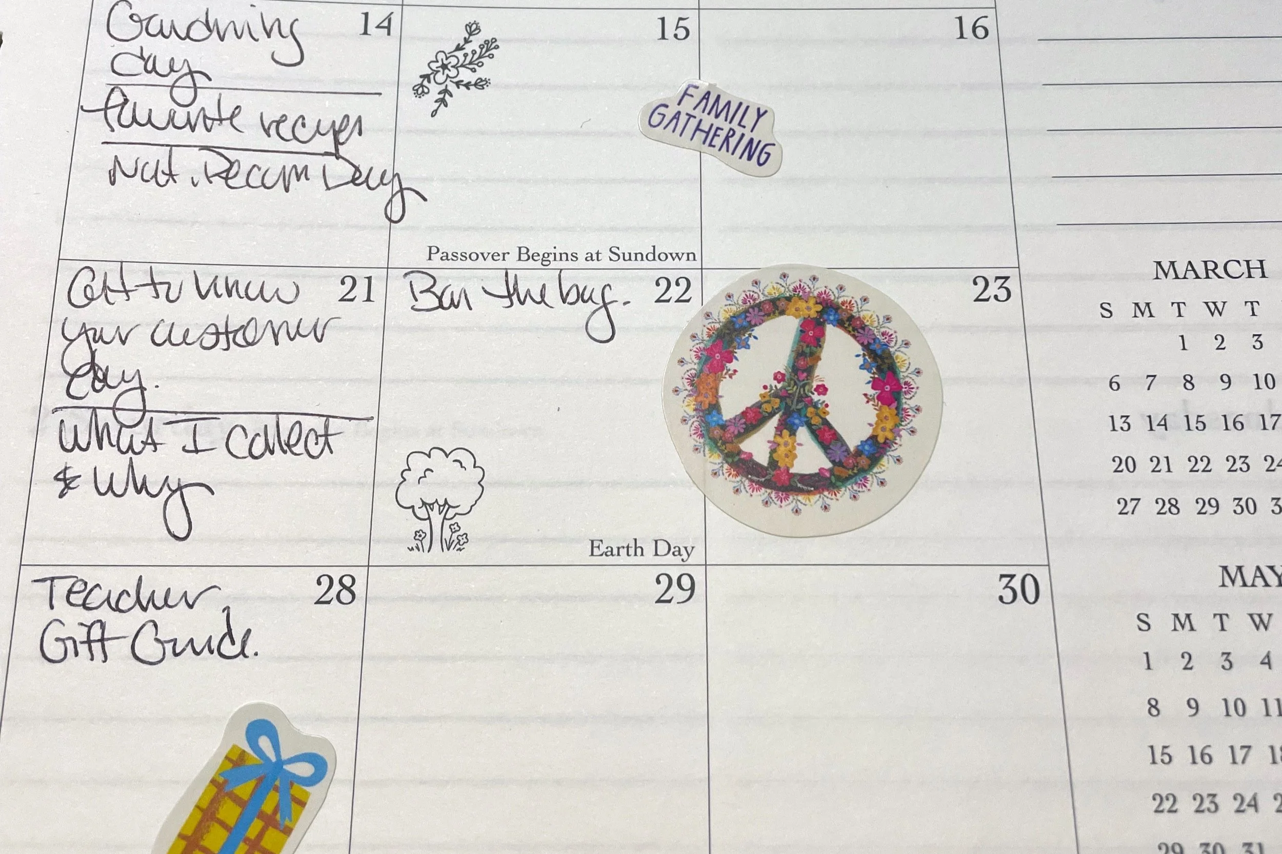 Behind The Scenes: Keeping Me Honest By Sharing Pictures Of My Planner 