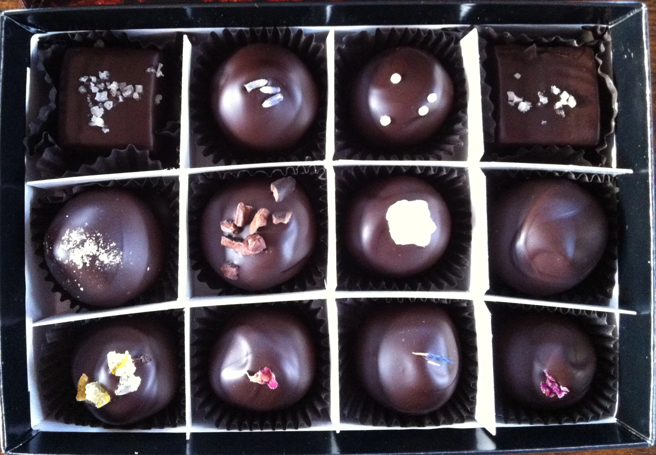 Box of Gail Ambrosius Chocolates