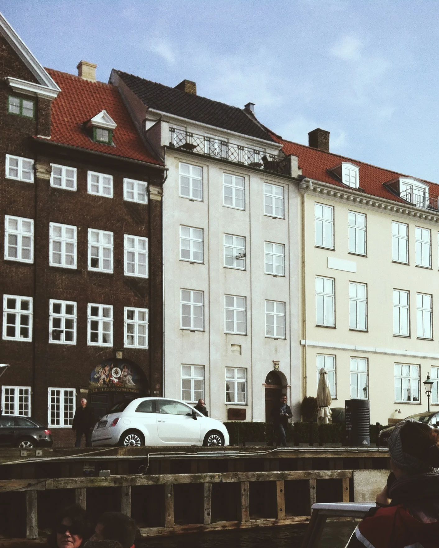 the white house in the middle is Hans Christian Andersen's house
