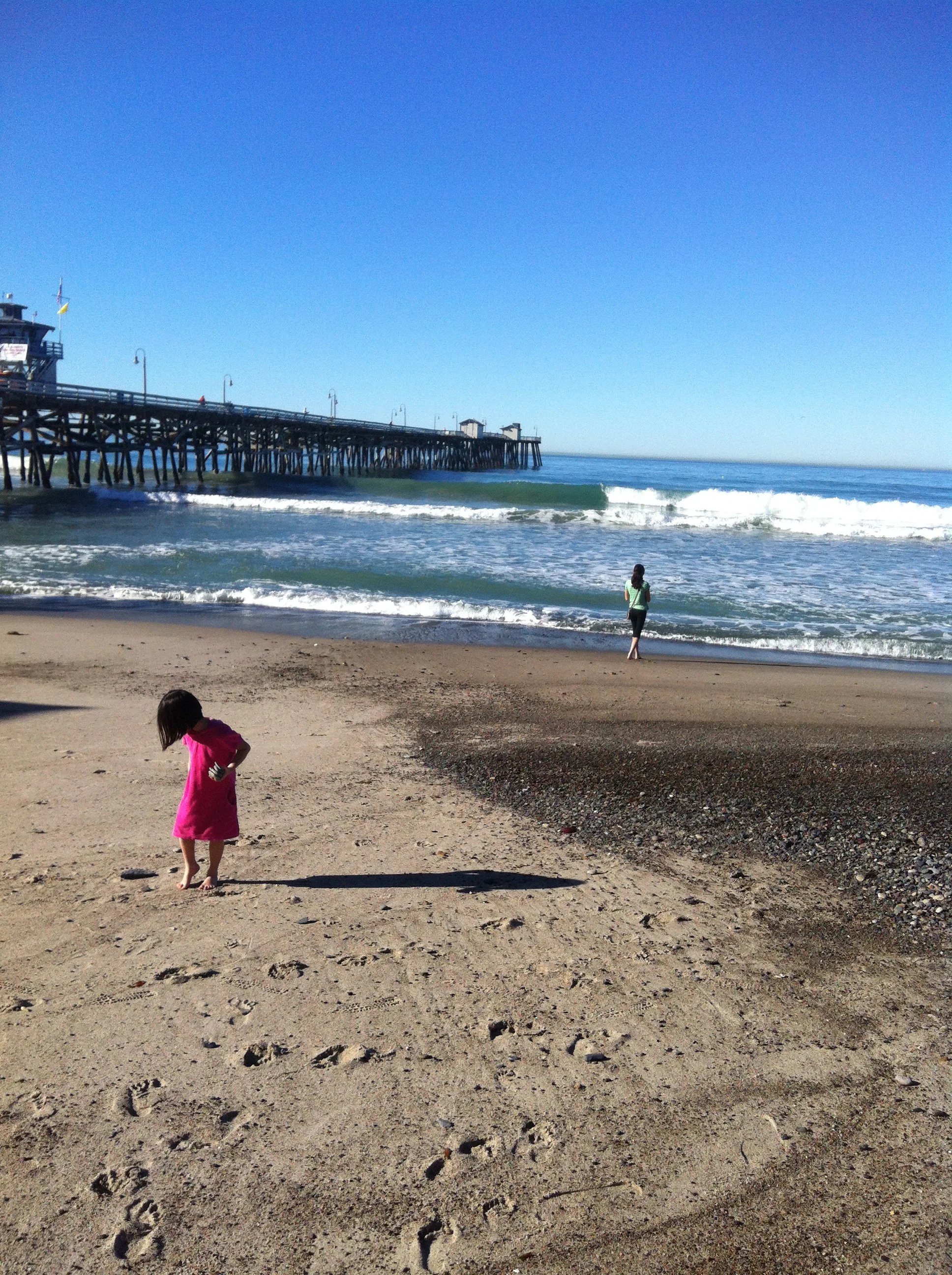 San Clemente Beach and pier