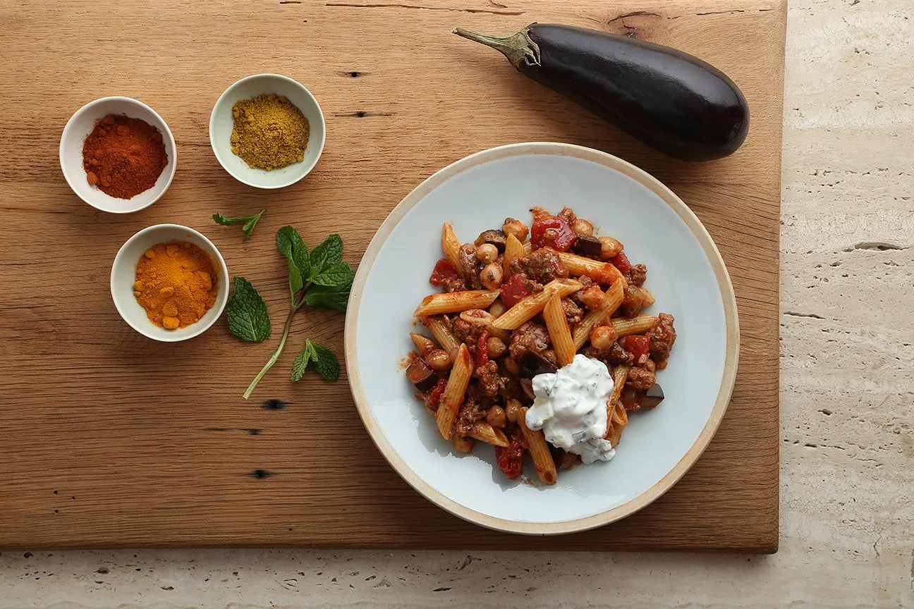 WEB_12x18_72dpi_Lamb Eggplant and Garbanzo Penne_3269.jpg
