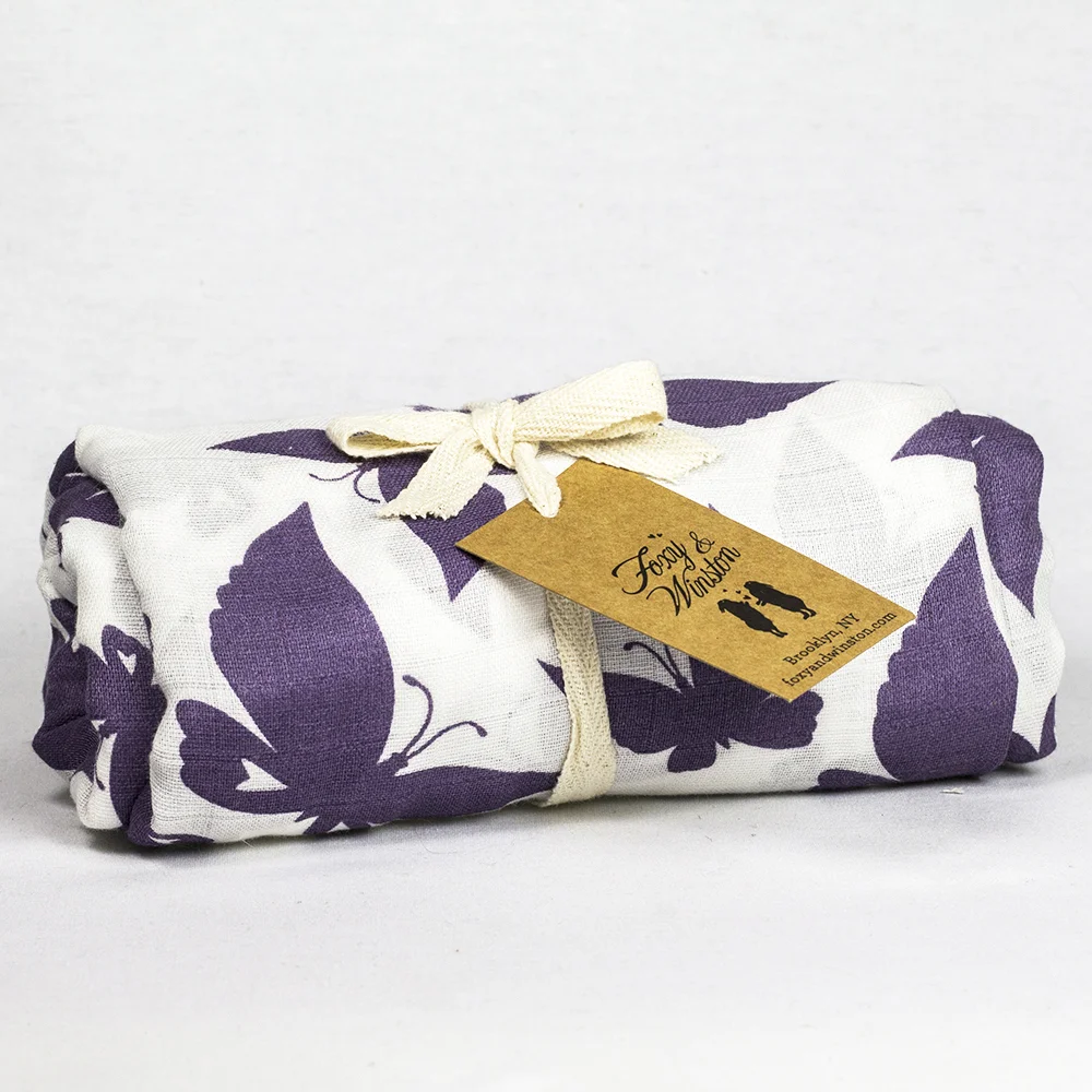 Organic Butterfly Baby Swaddle