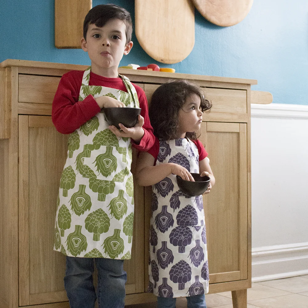 Kids Organic Artichoke Apron