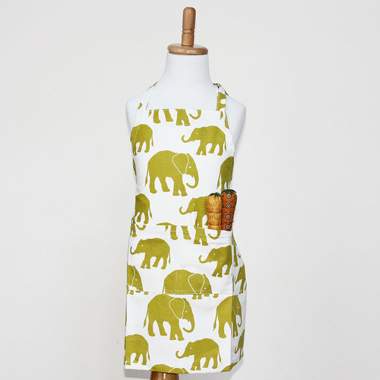 Organic Kids Elephant Apron