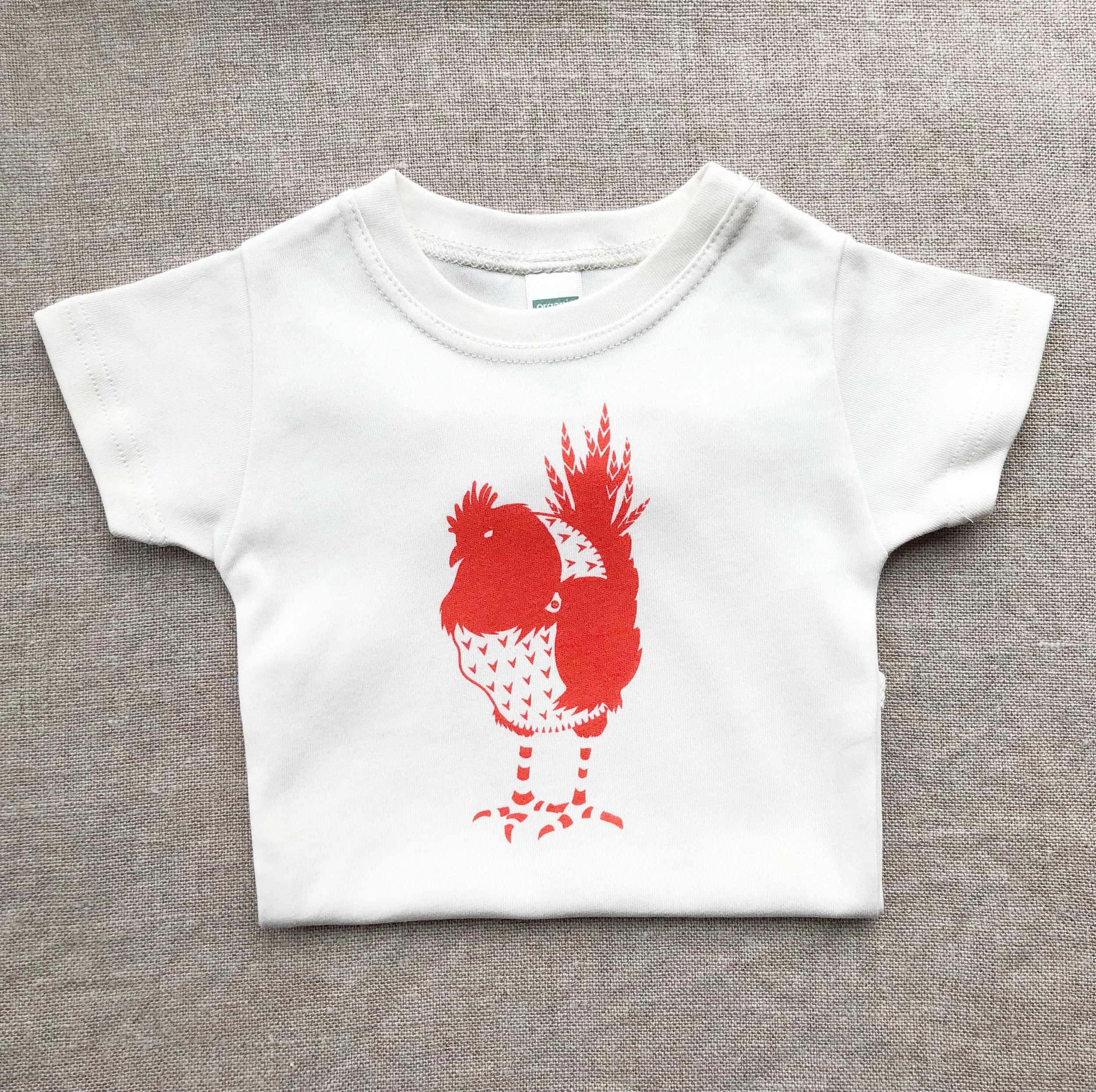 Organic Cotton Chicken Onesie