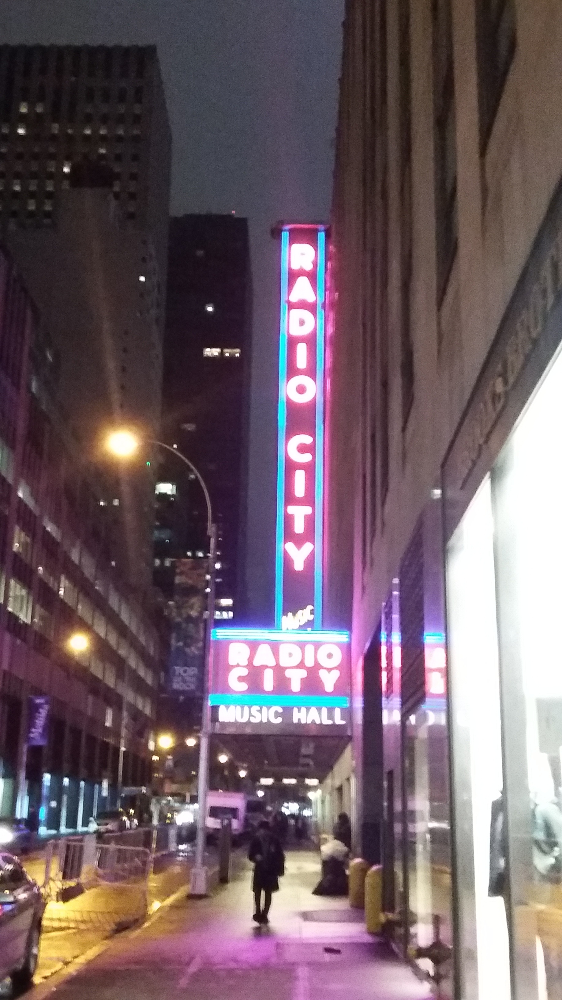  We stayed at a hotel right near Radio City Music Hall. NBC Studios is just a few steps away.&nbsp; 