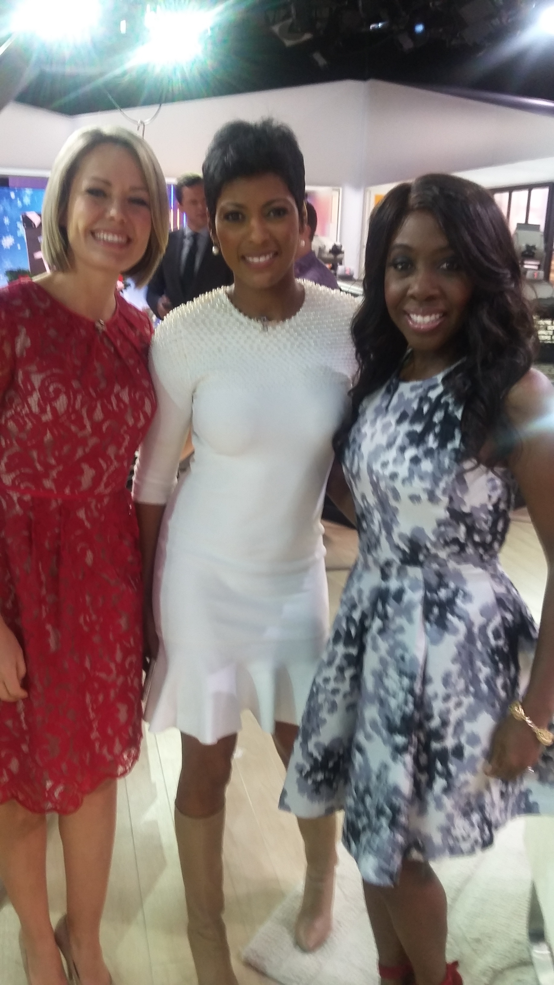  After our segment. This is me with TODAY Show anchors &nbsp;Dylan Dreyer (l) and Tamron Hall (c). 