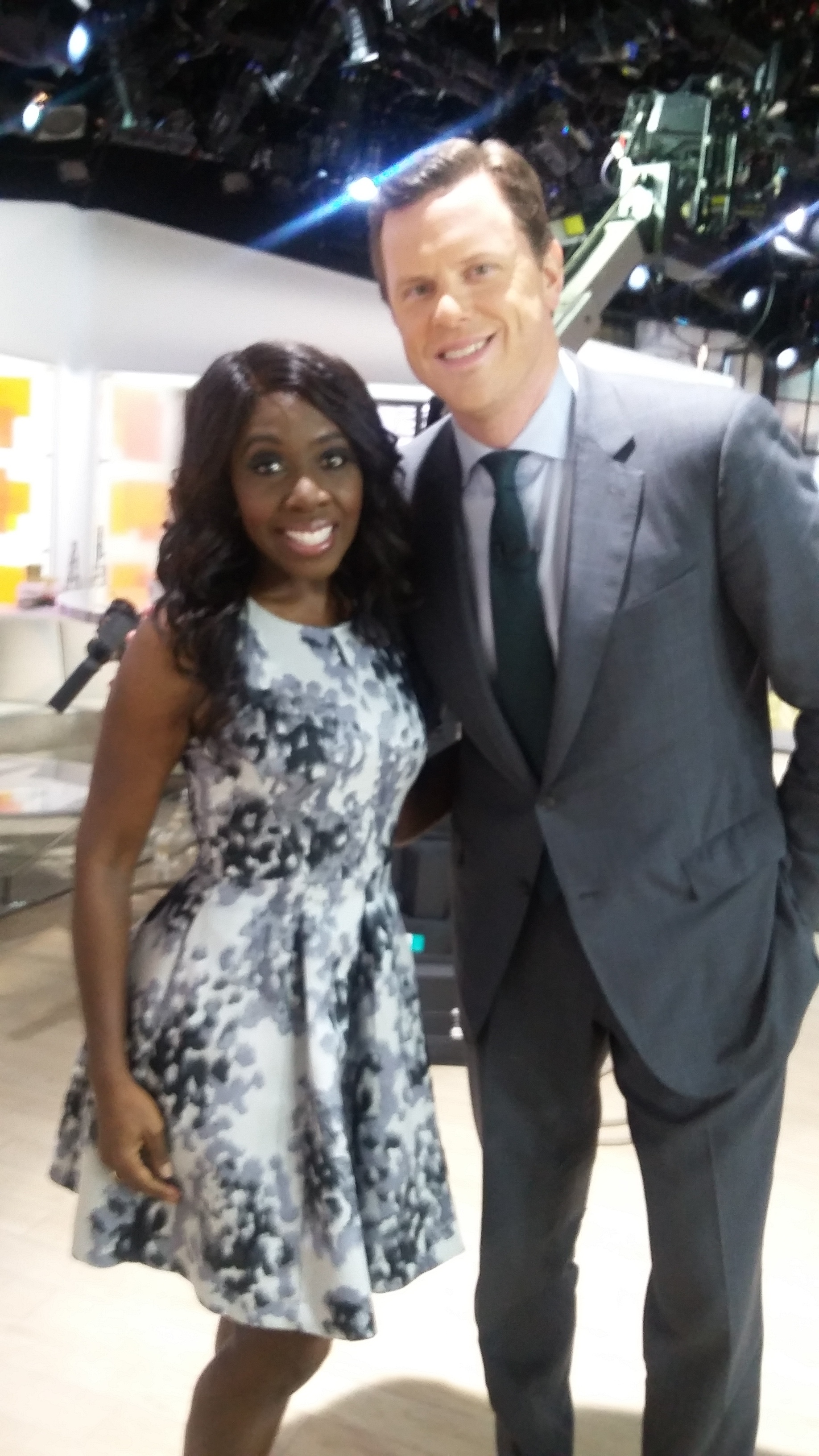 Me with TODAY Show anchor Willie Geist.