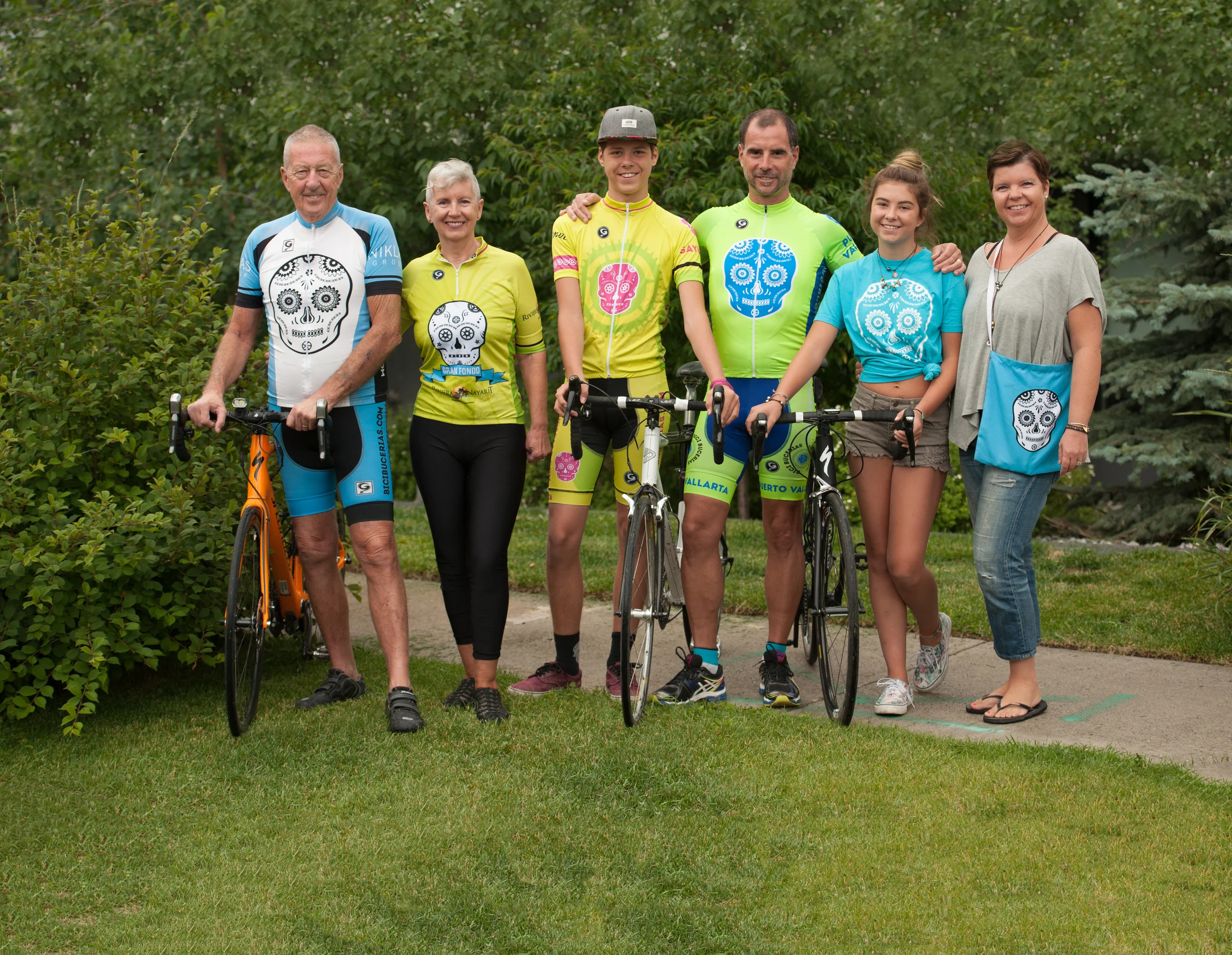 The Bici bucerias family July 2016