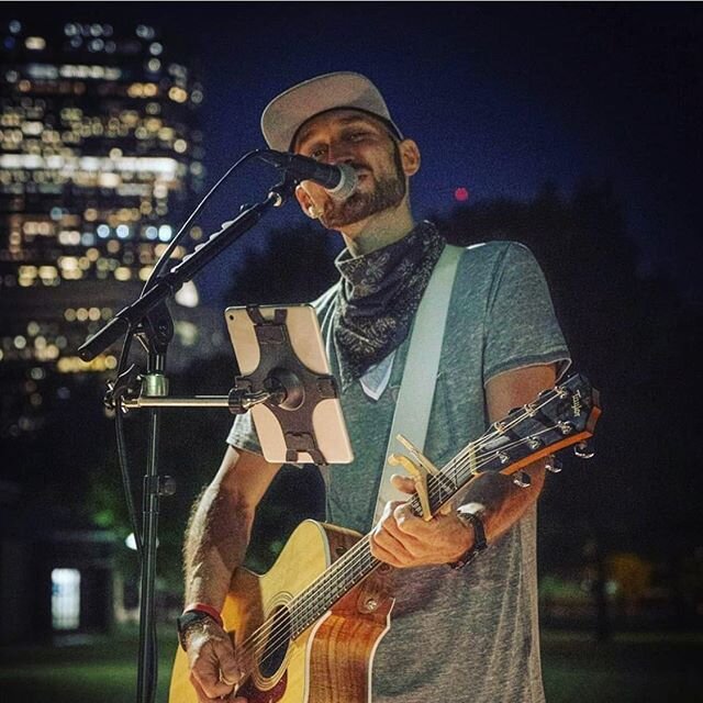 The Whole City Behind Me.  I&rsquo;ll Be Someone Around The Commons Tonight.  Might Need To Be In A Shady Area.  Either Way Come Out And Listen, Thank You @bostonfromtheinside For This Picture From Last Night. .
.
.
.
.
.
.
.
.
.
.
.
.
.
#commonspark