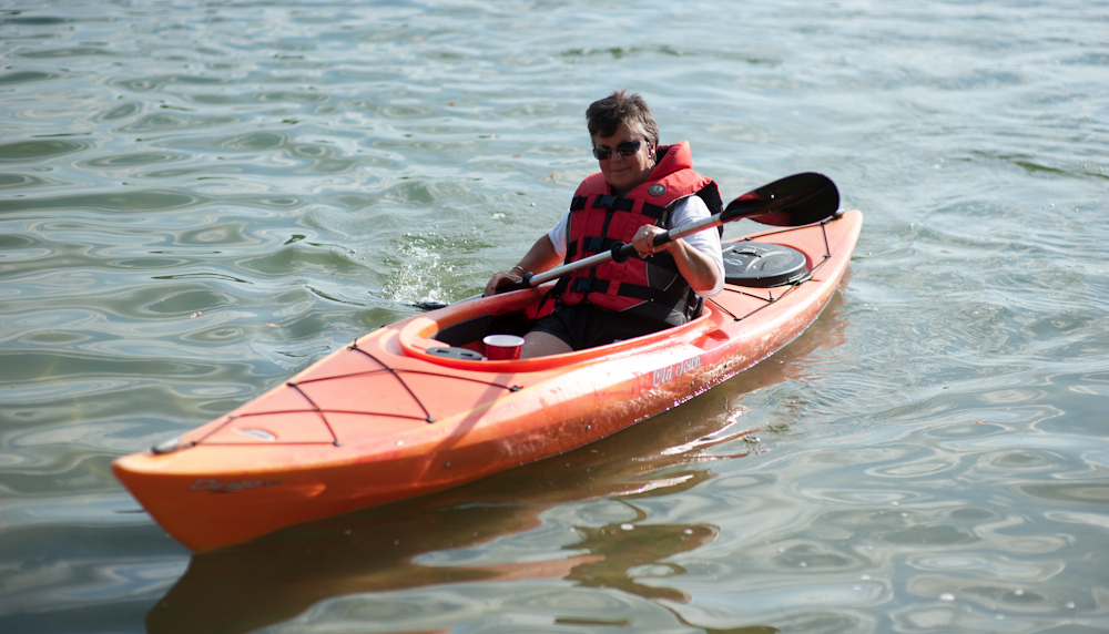 On and over the water