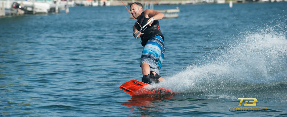 Wake Boarding on Beulah 