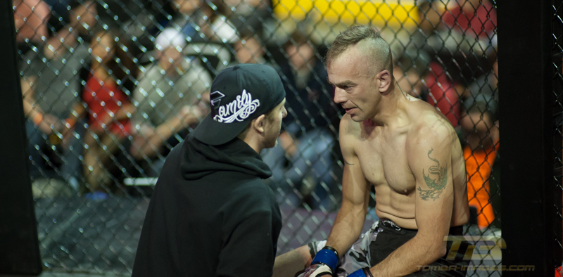 XFO MMA first fight of the night at the Sears Centre