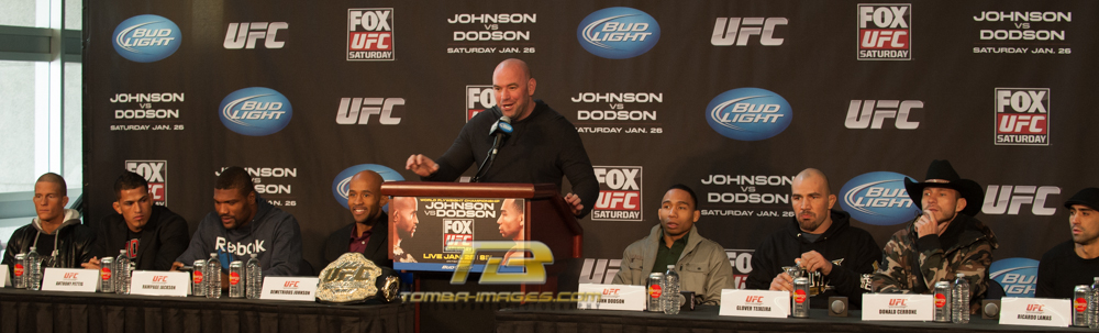 UFC on Fox Press Conference ....Chicago's United Center 