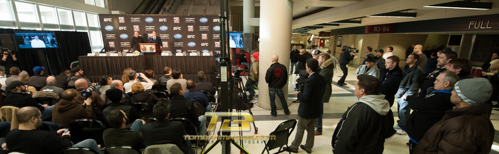 UFC on Fox Press Conference ....Chicago's United Center 