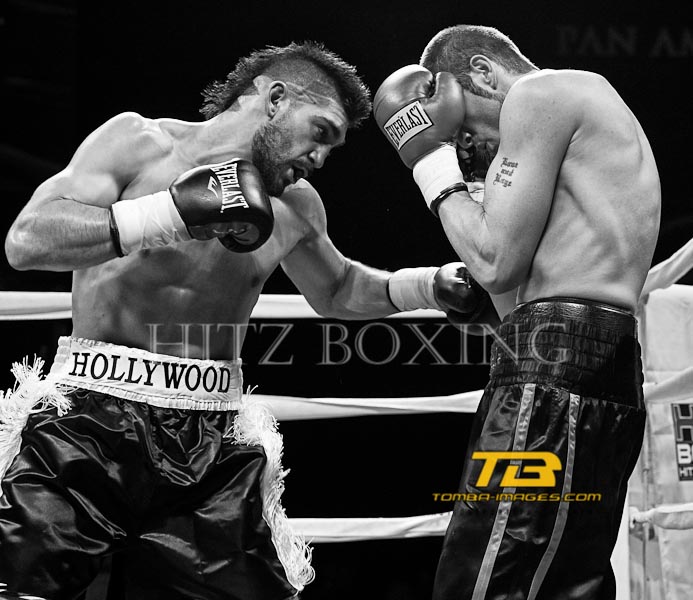 Mike Jimenez vs Bruce Rumbolz at Hitz Boxing