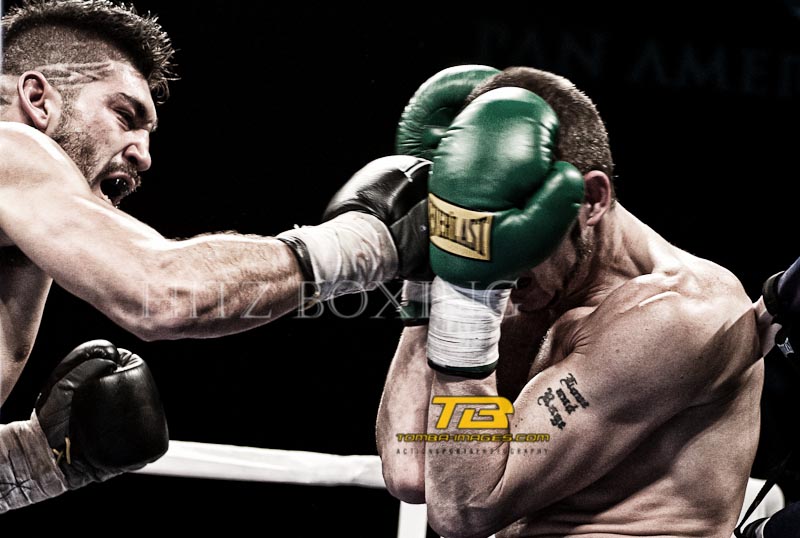 Mike Jimenez vs Bruce Rumbolz at Hitz Boxing